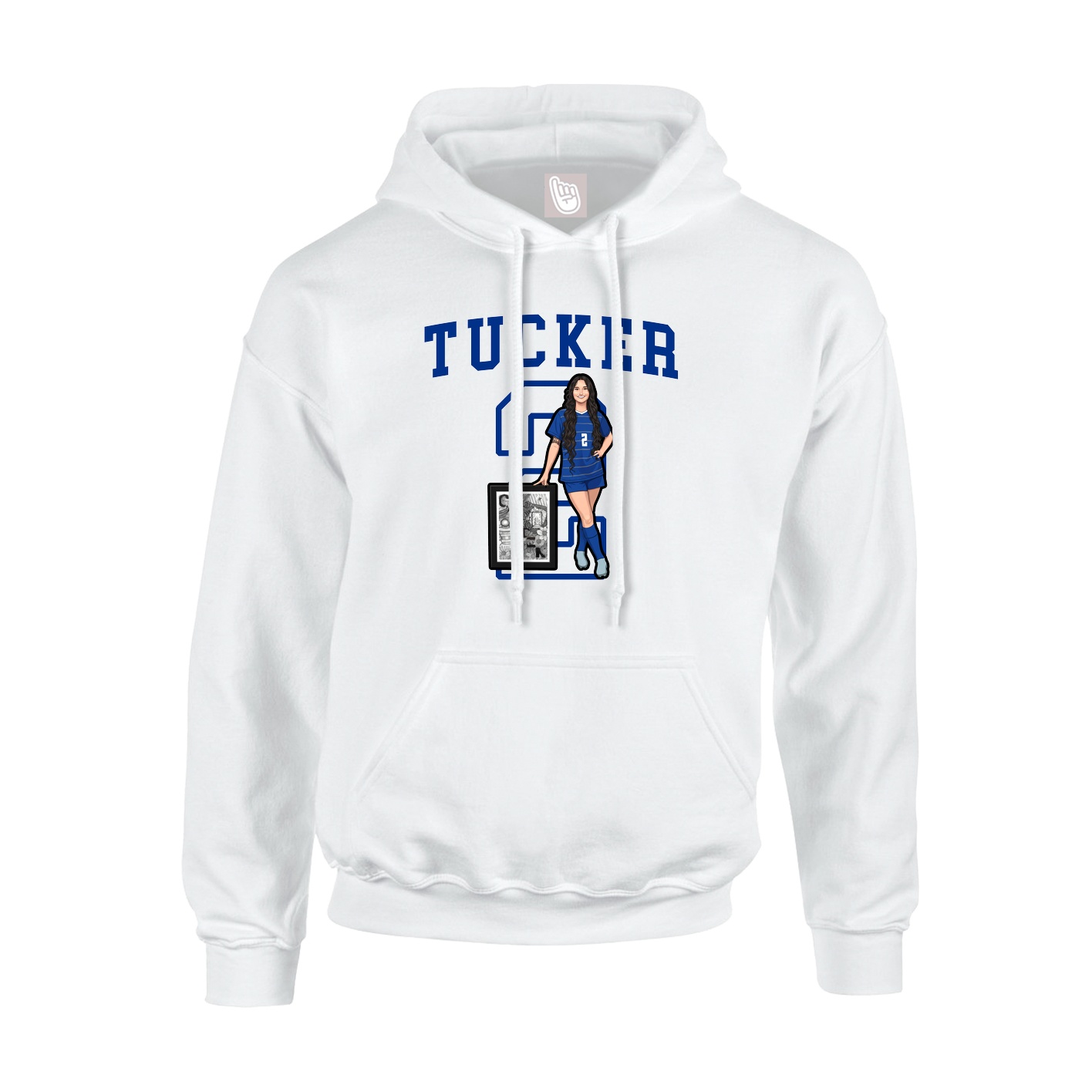 Hoodie — Shirsey in White