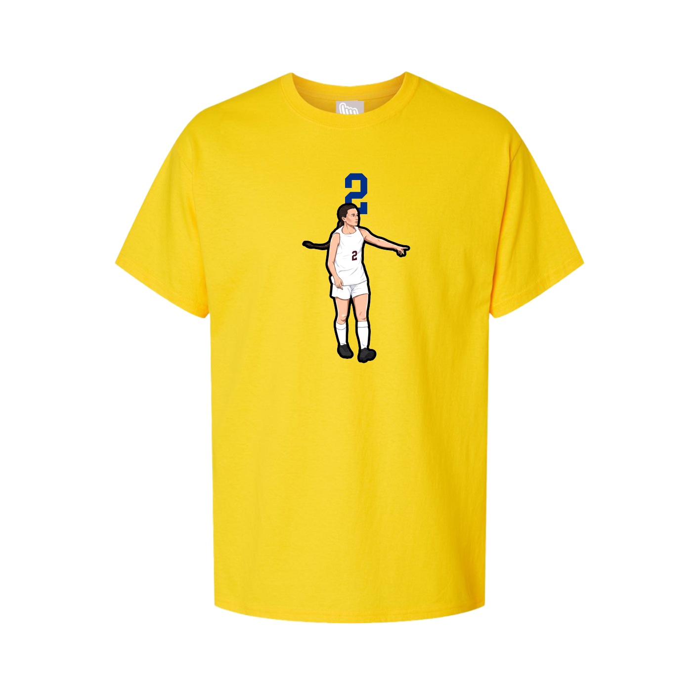 Tee — Number Top in Gold