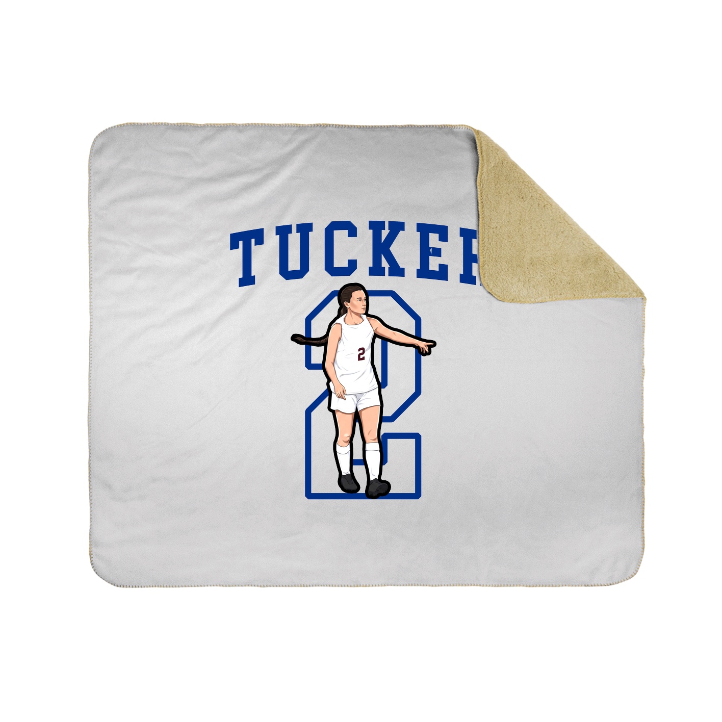 50x60 Sherpa Lined Throw Blanket