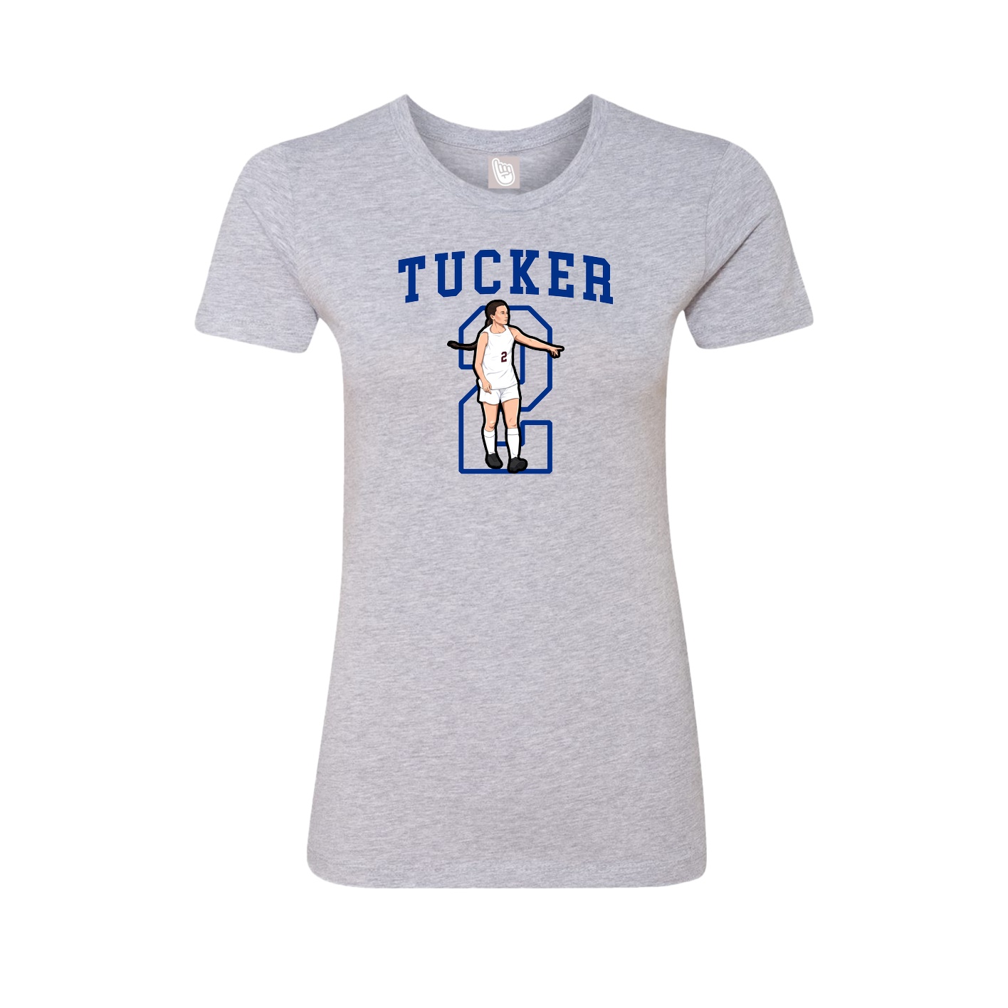Fitted Women's Tee — Shirsey in Grey