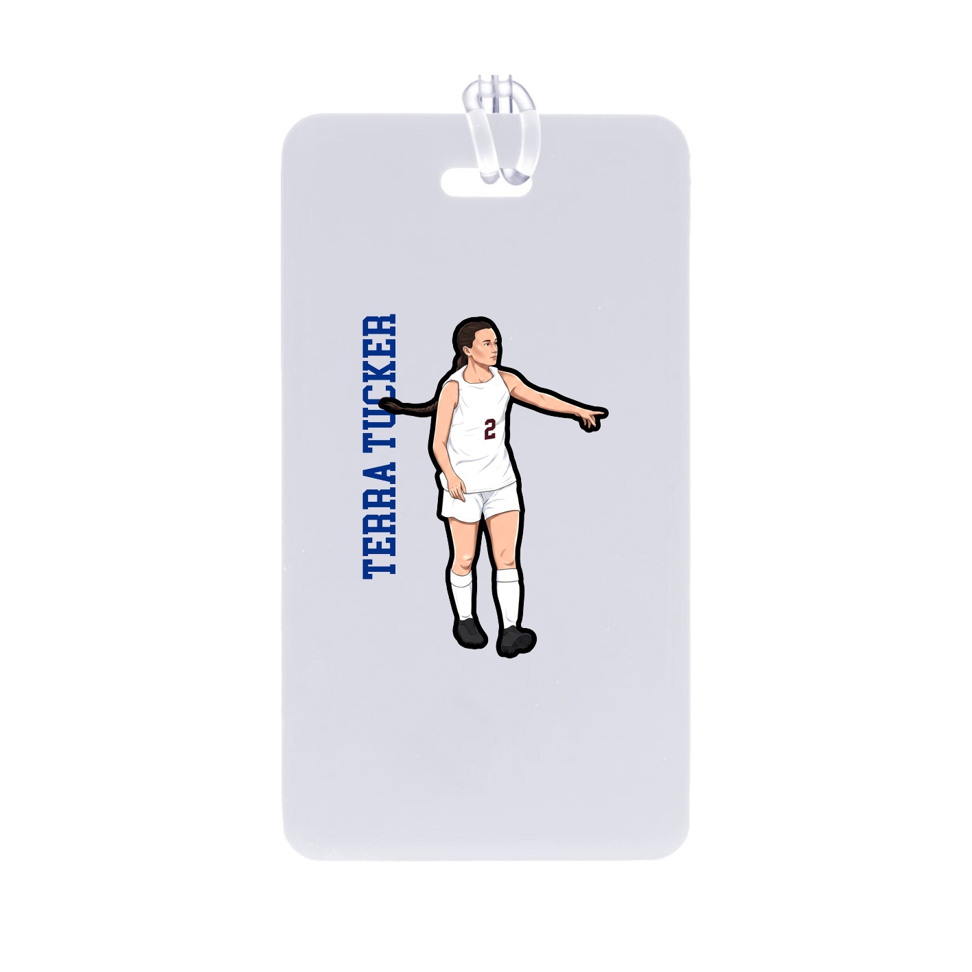 Bag Tag — Name Vertical in Classic