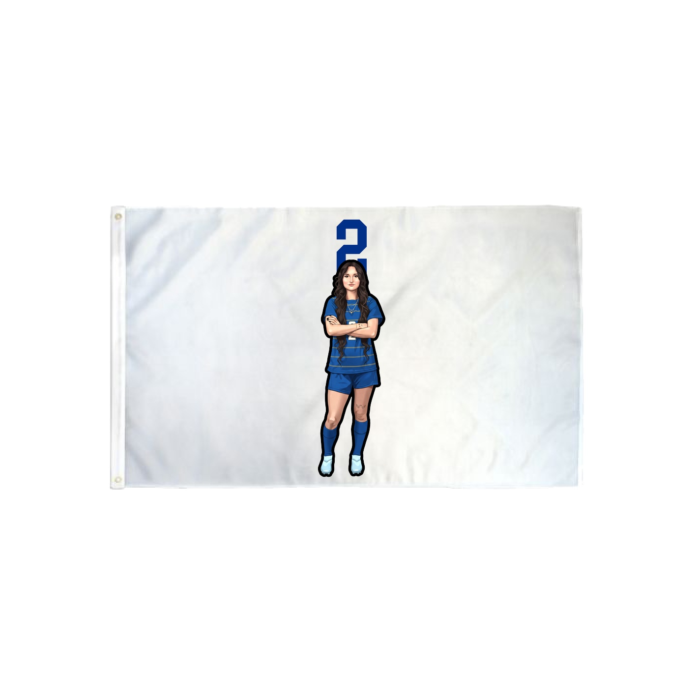 3x5 Flag — Number Top in Classic