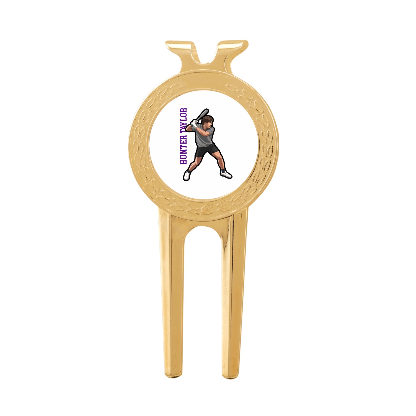 Divot Tool with Ball Marker — Name Vertical in Classic