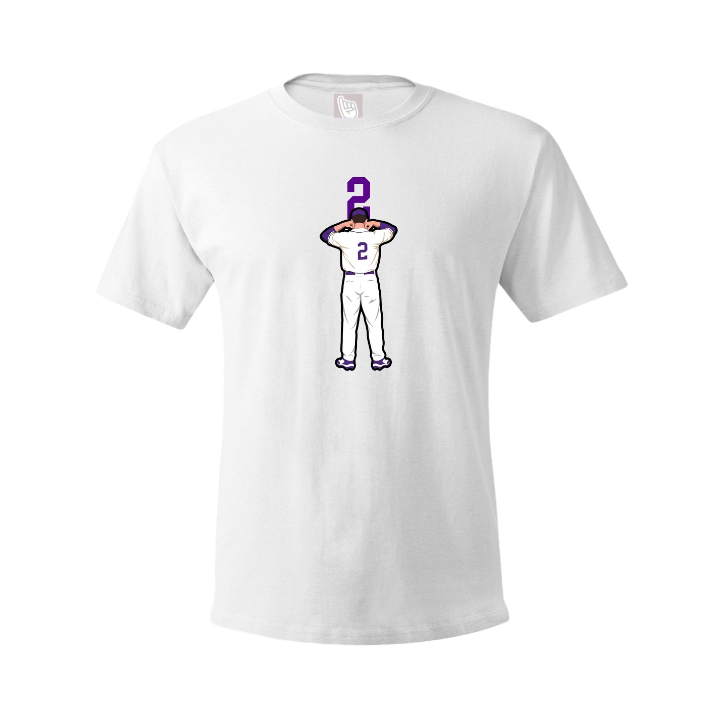 Tee — Number Top in White