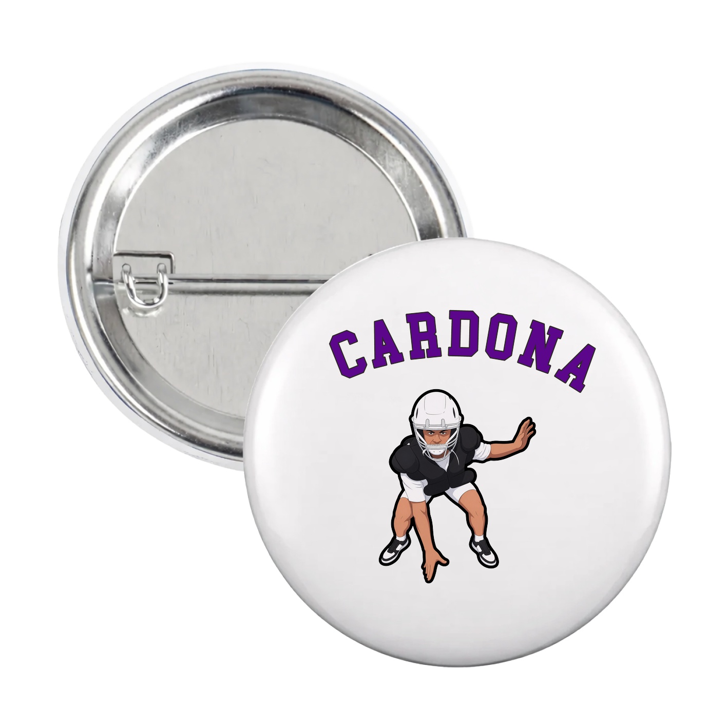 Game Day Button — Shirsey Arch in White