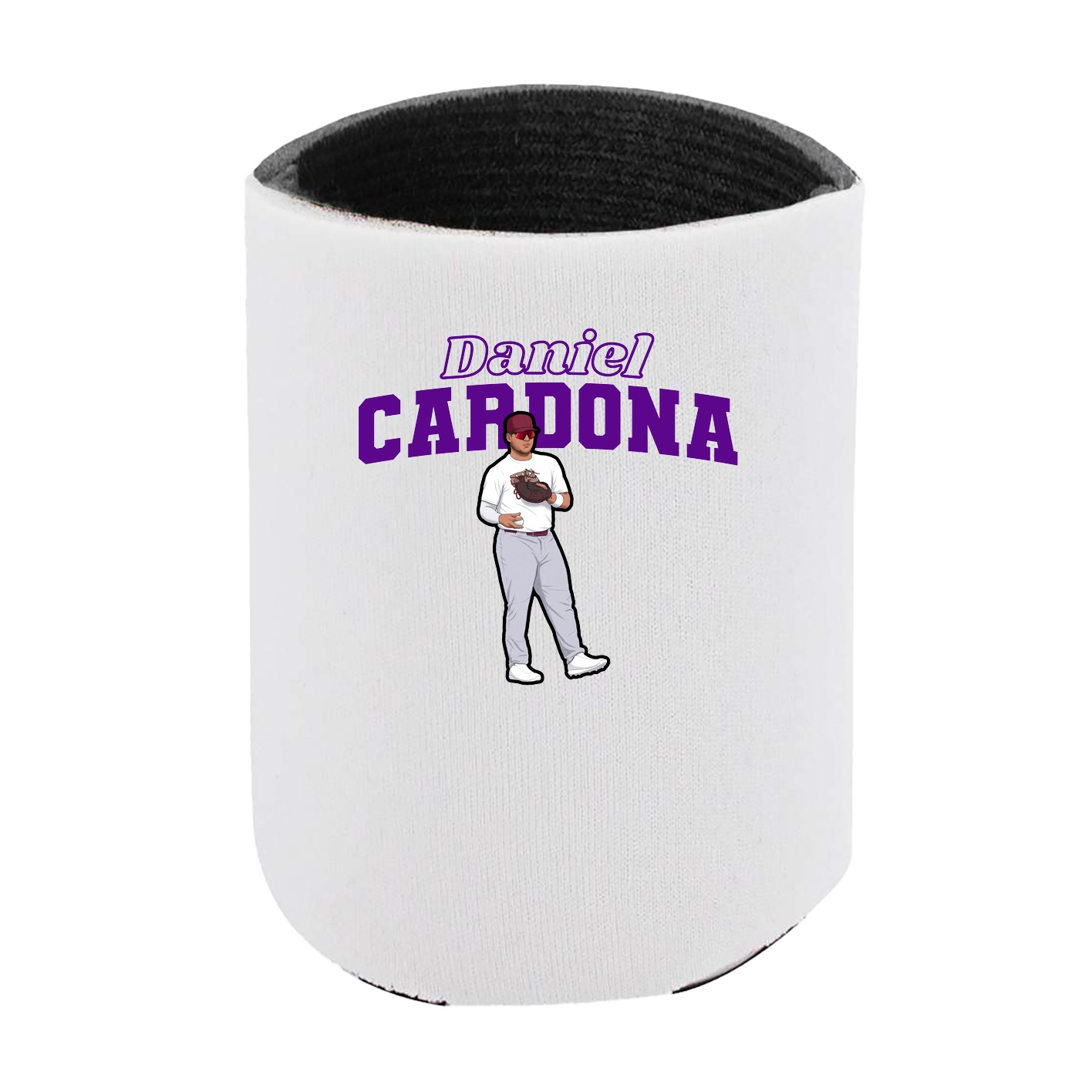 Can Holder — Name Arch in White