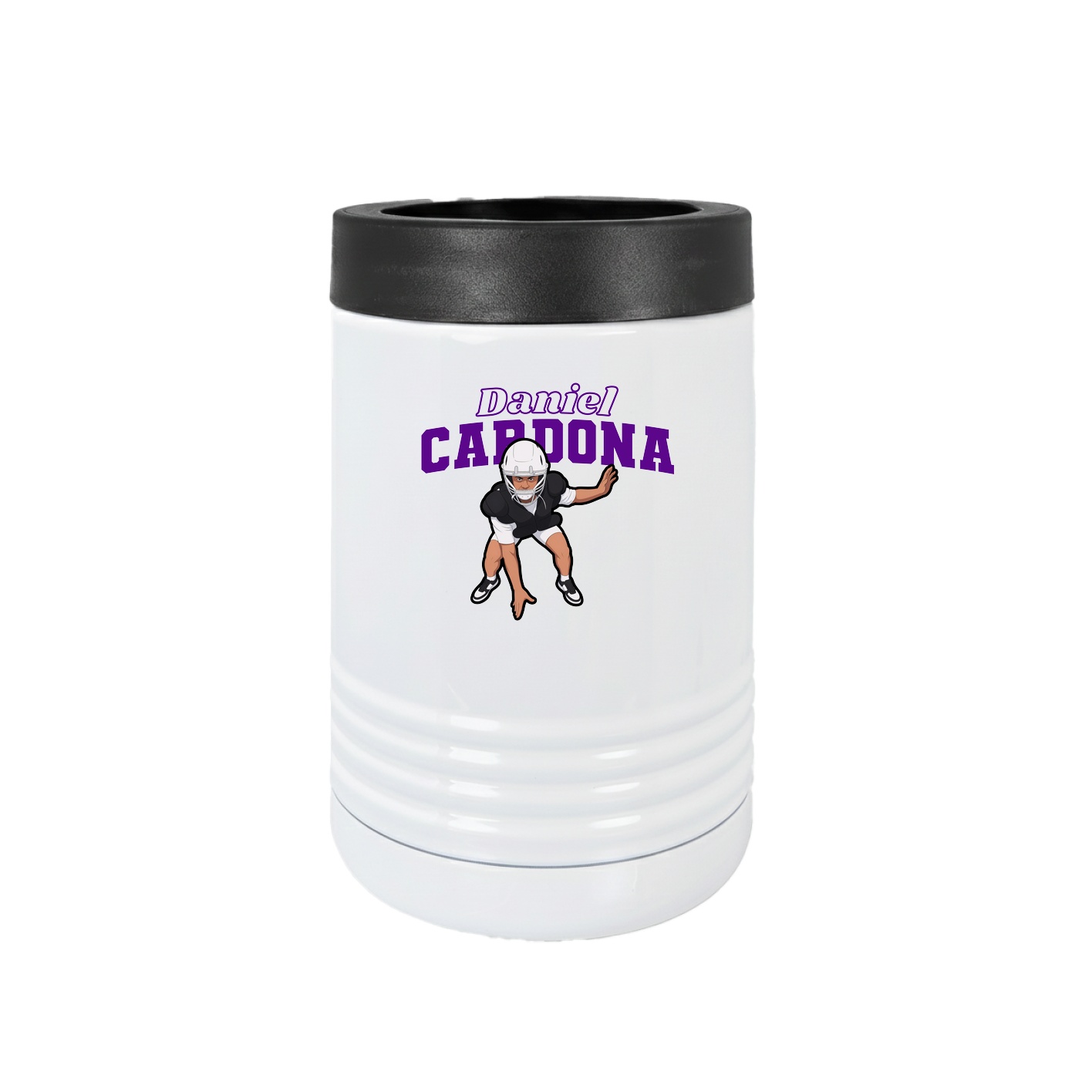 Beverage Holder — Name Arch in White