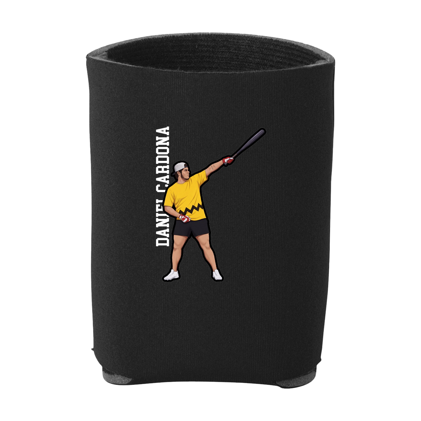 Can Holder — Name Vertical in Black