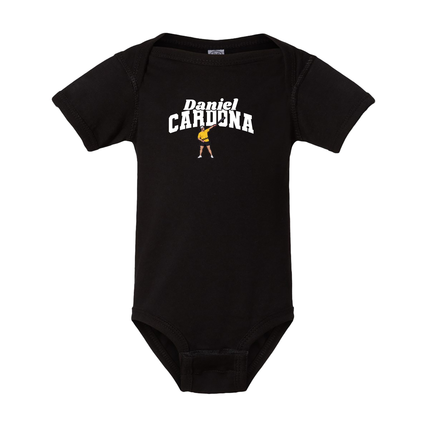 Baby Onesie — Signature Arch in Black