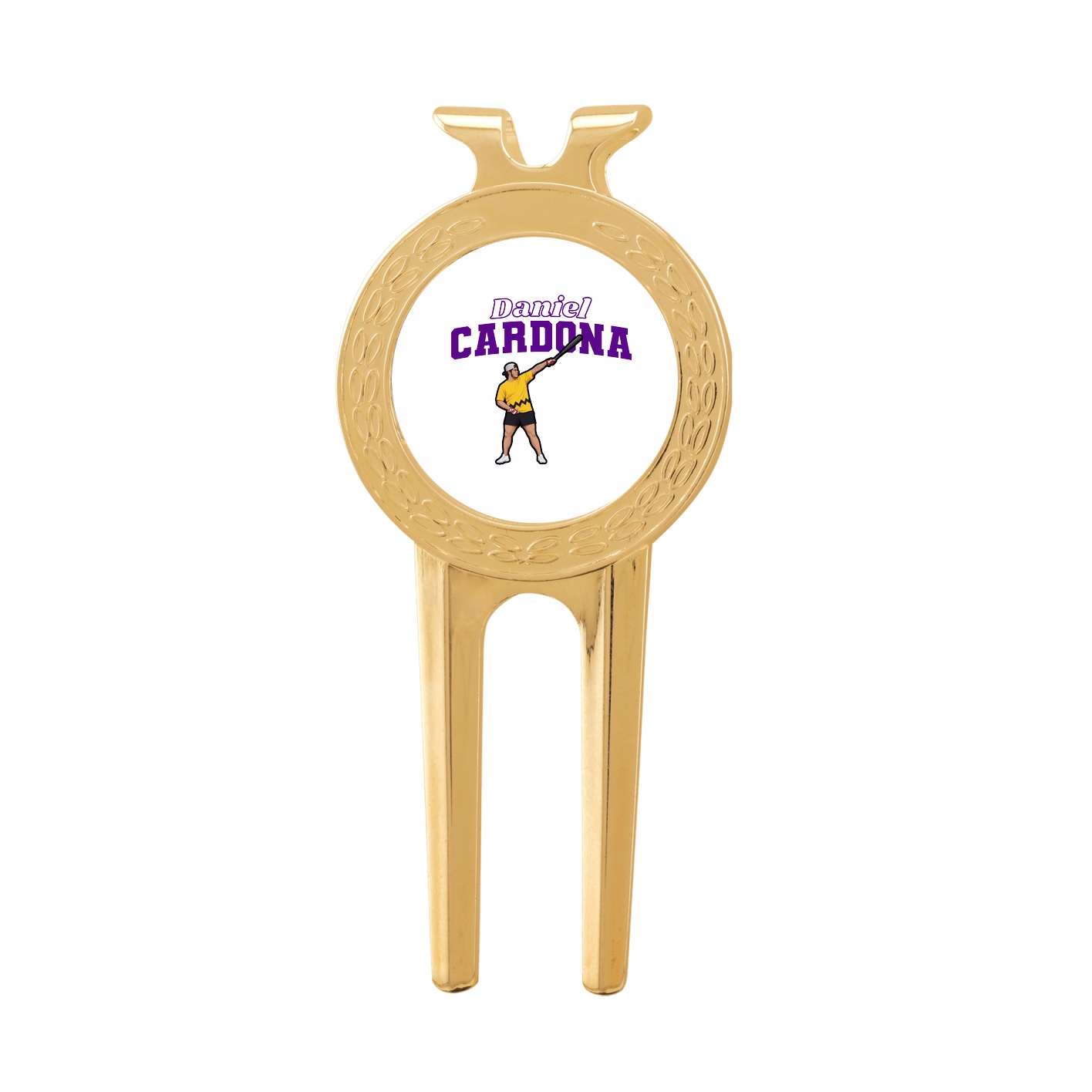 Divot Tool with Ball Marker — Name Arch in Classic