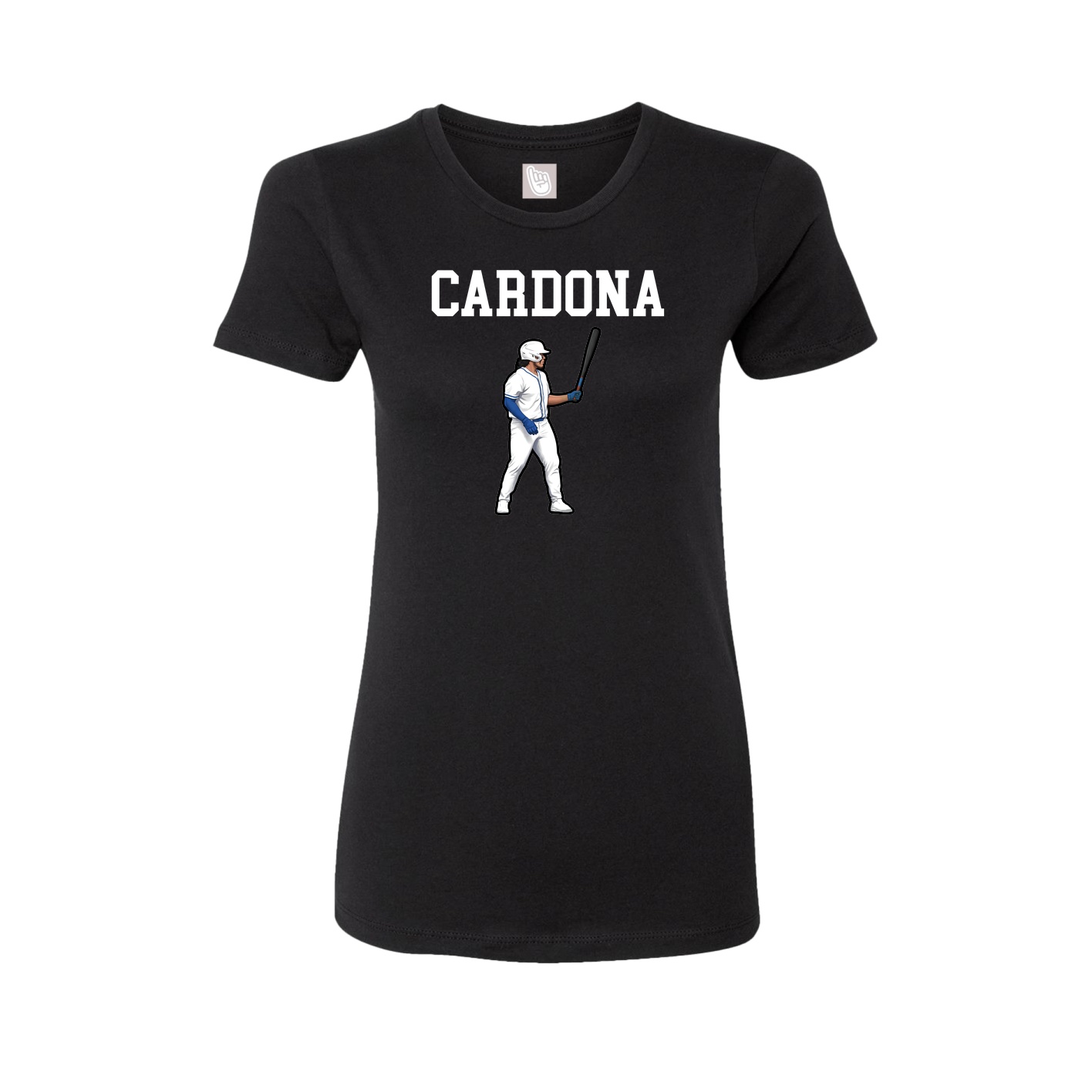Fitted Women's Tee — Shirsey in Black