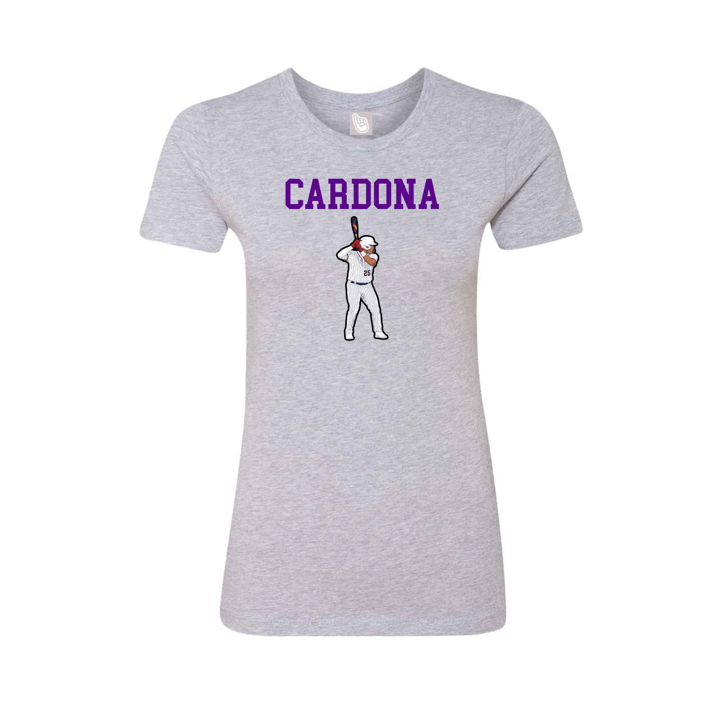 Fitted Women's Tee — Shirsey in Grey