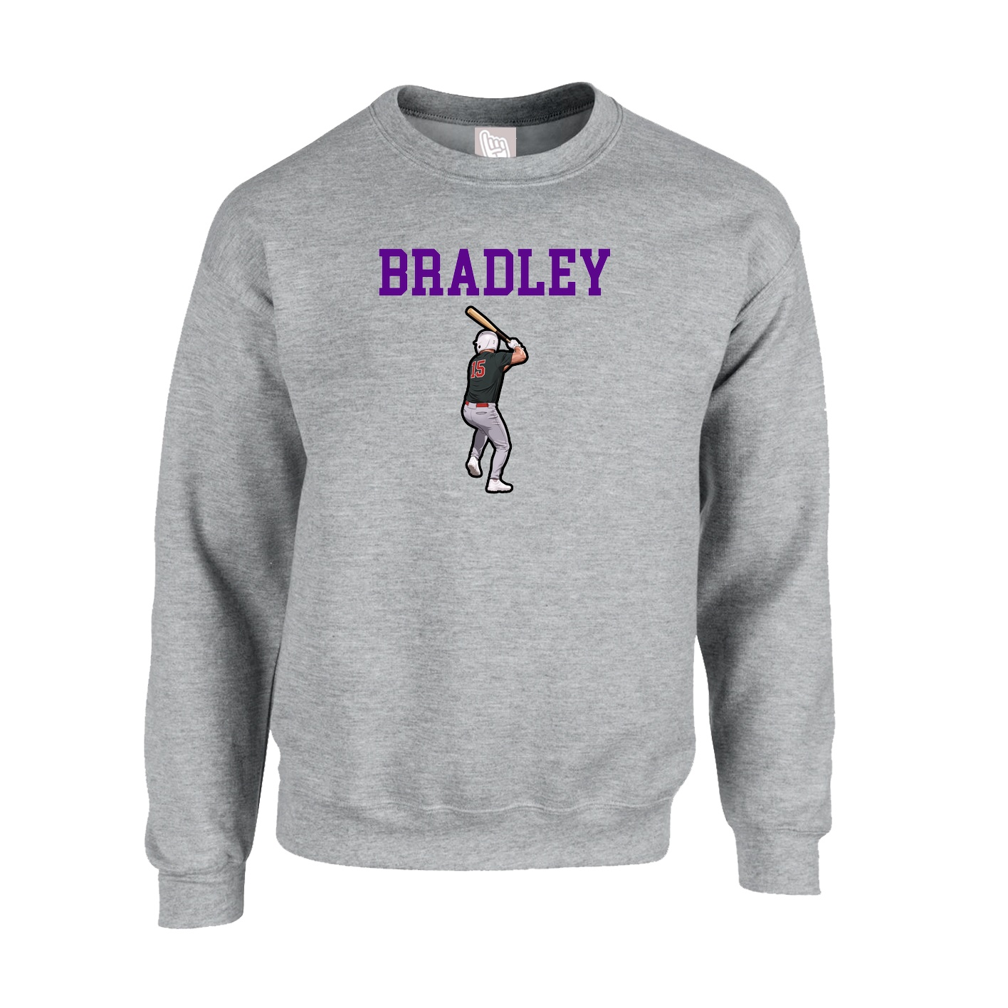 Fleece Crew — Shirsey in Grey