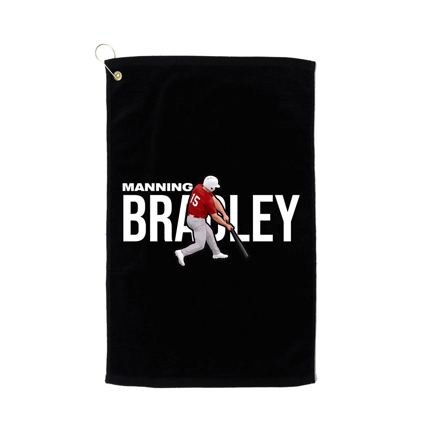 Golf Towel — Player Name in Black