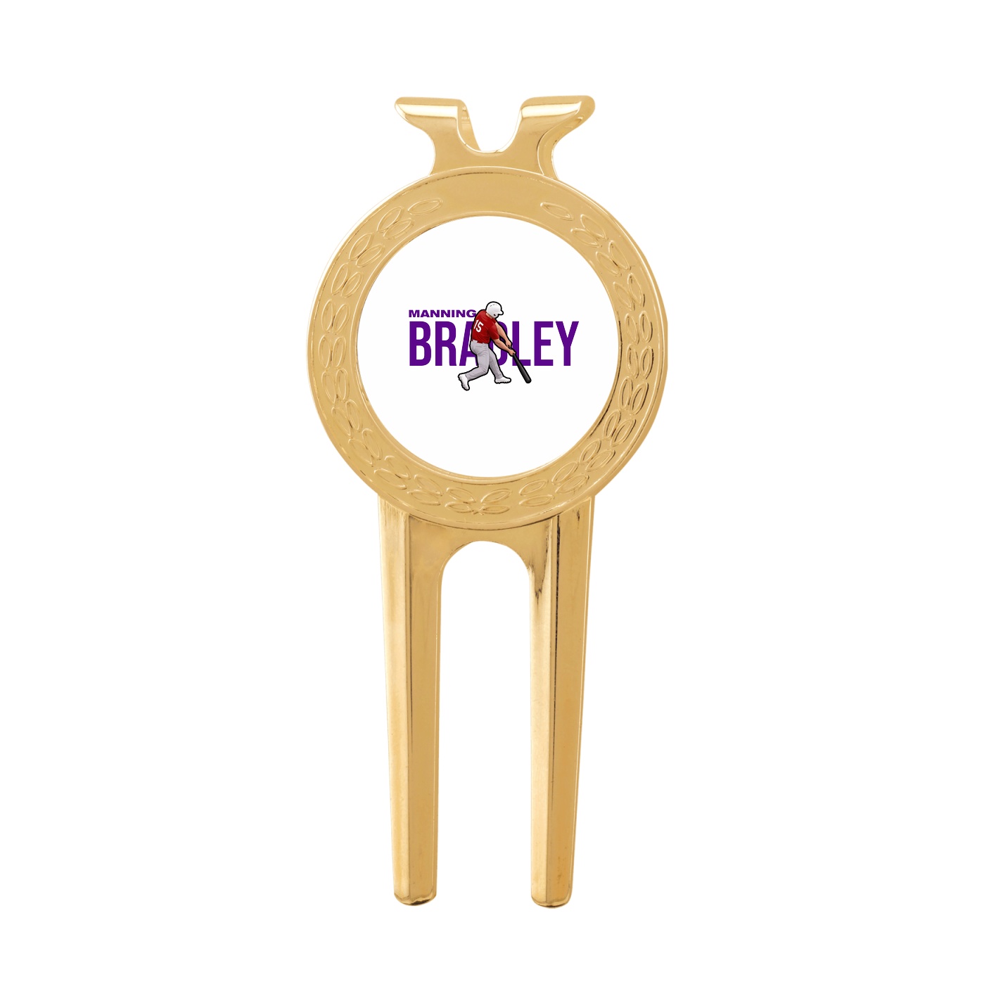 Divot Tool with Ball Marker — Player Name in Classic
