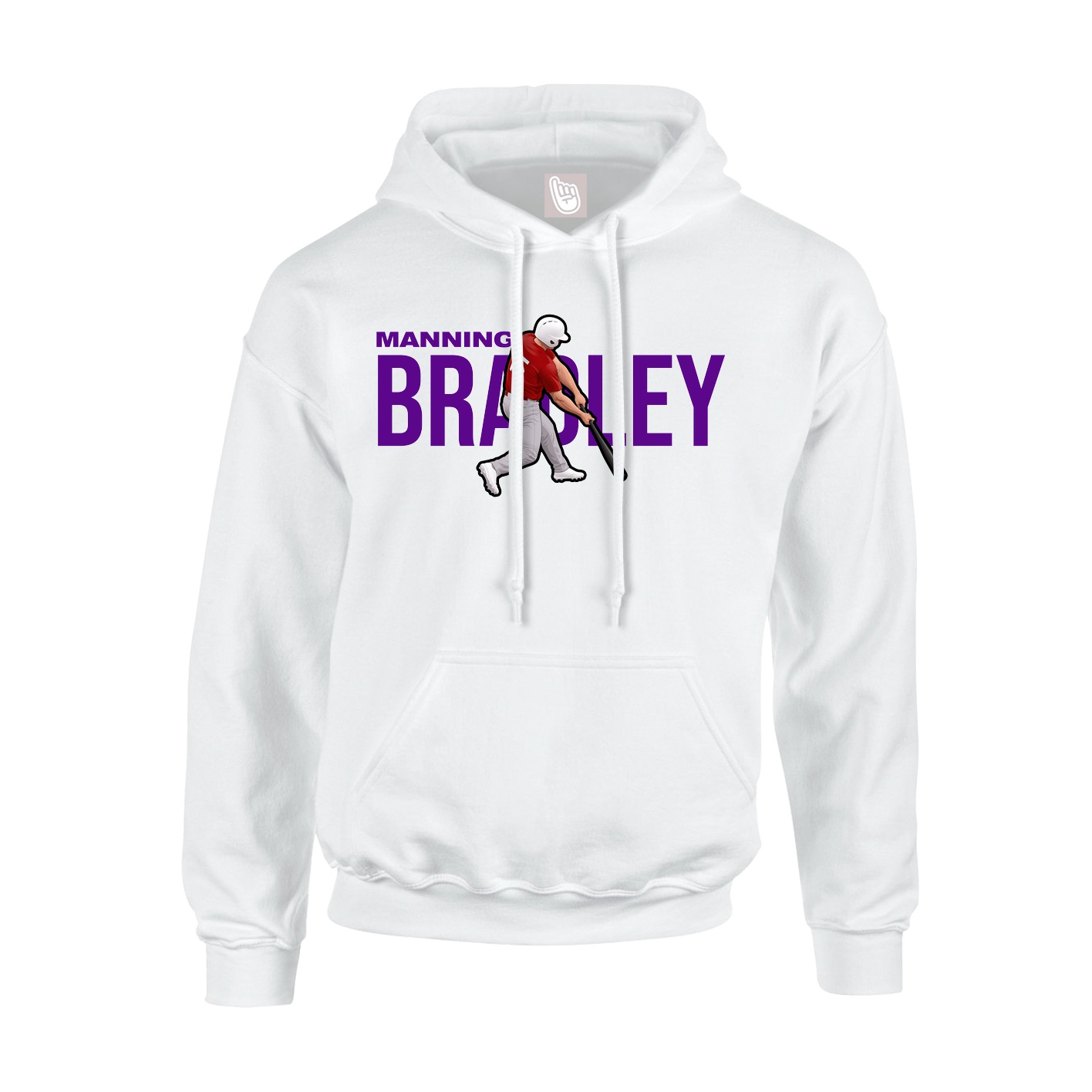 Hoodie — Player Name in White