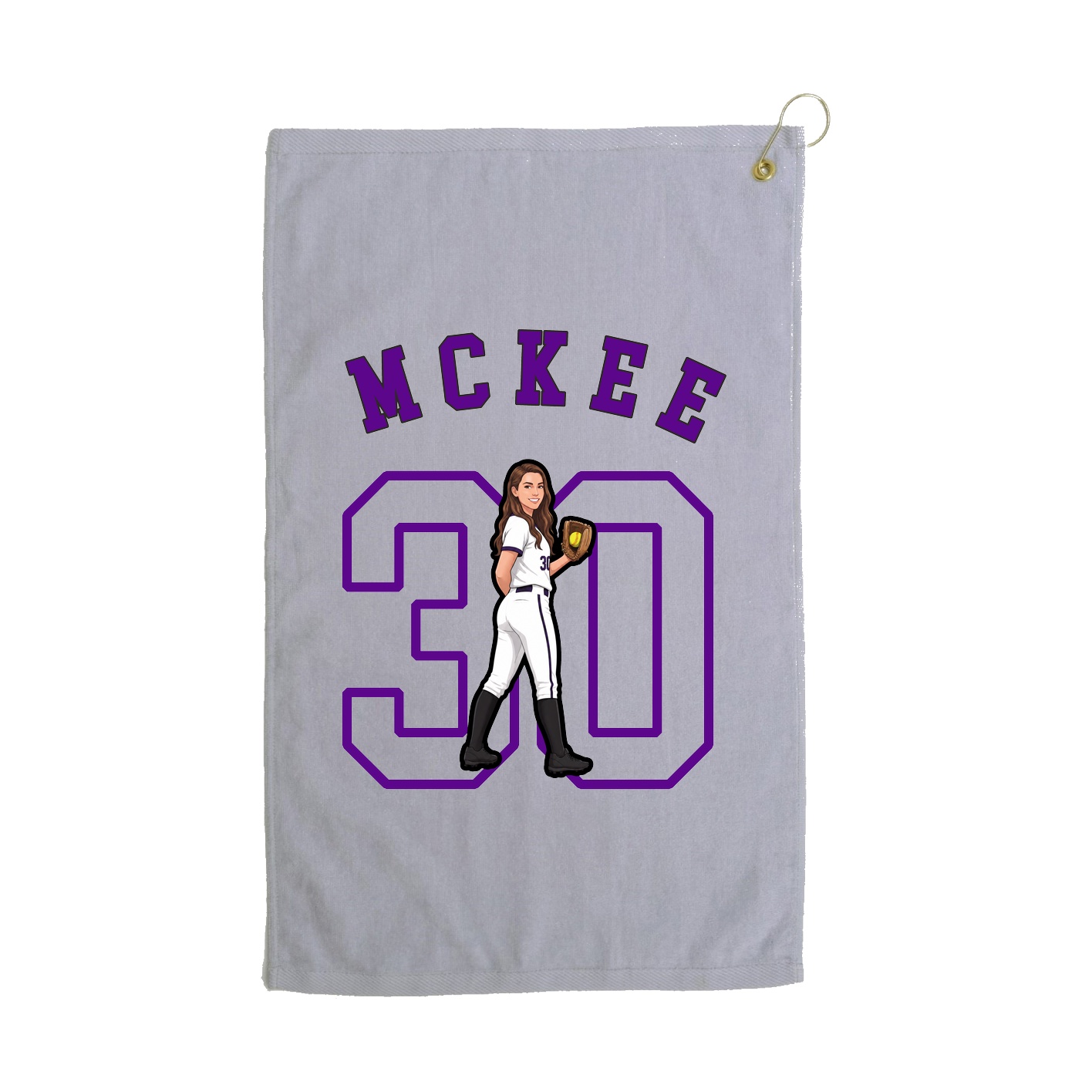 Golf Towel — Shirsey Arch in Grey