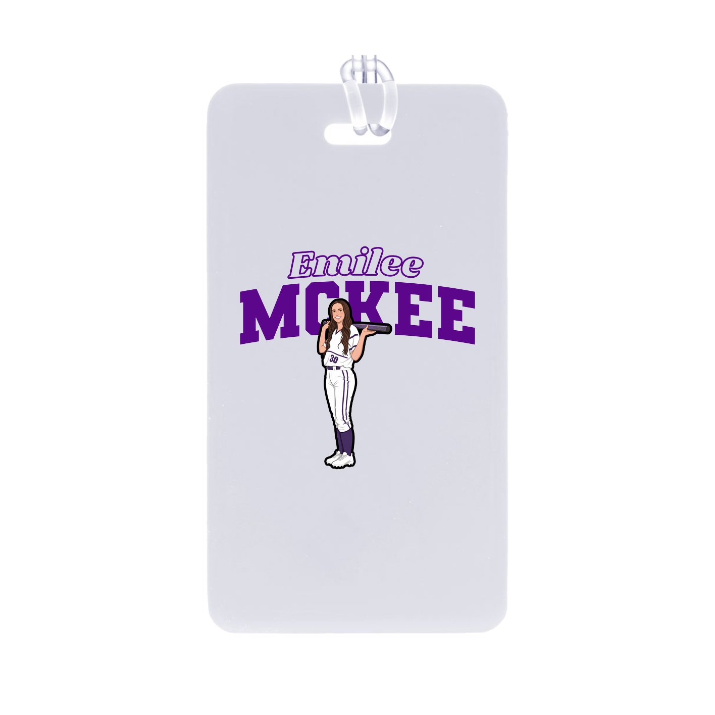 Bag Tag — Name Arch in Classic
