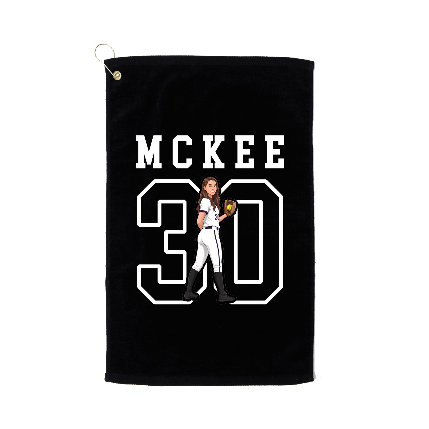 Golf Towel — Shirsey in Black