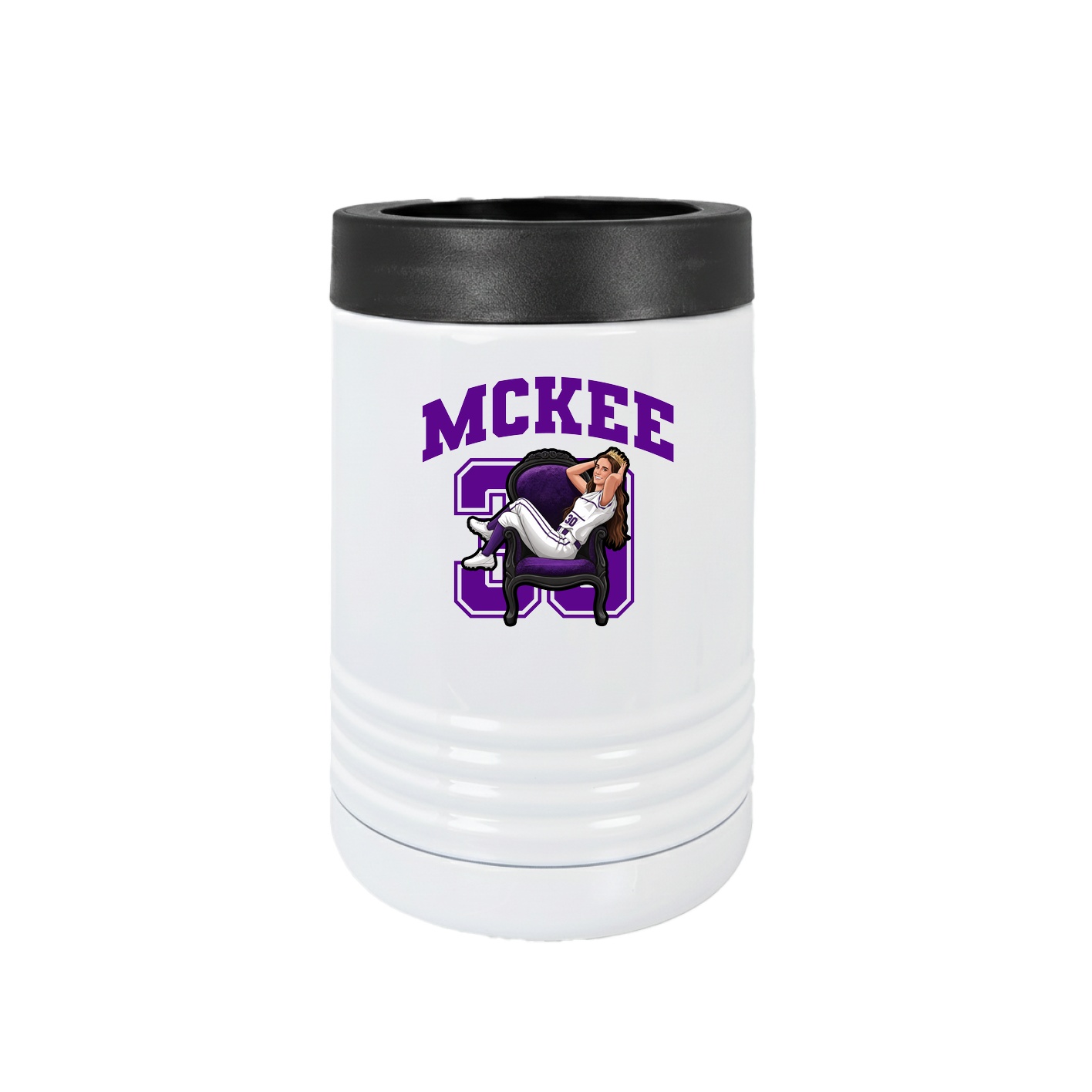 Beverage Holder — Number in White