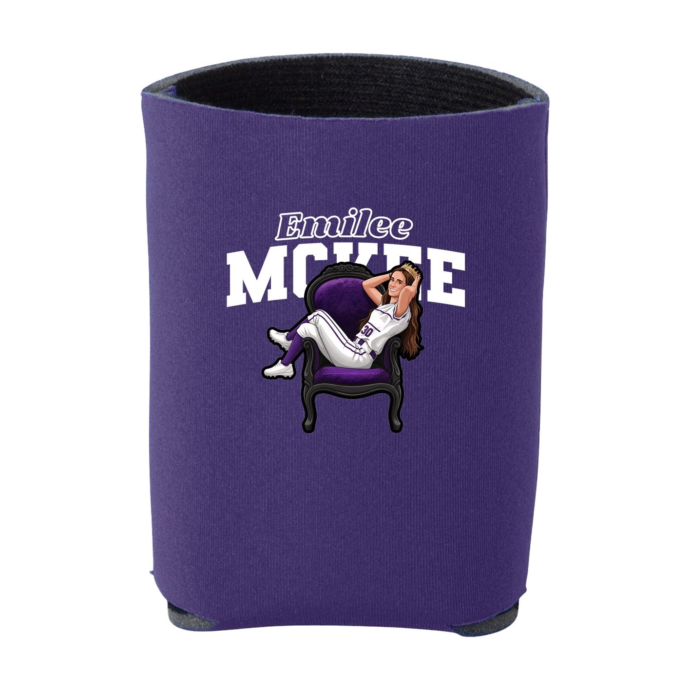 Can Holder — Name Arch in Purple