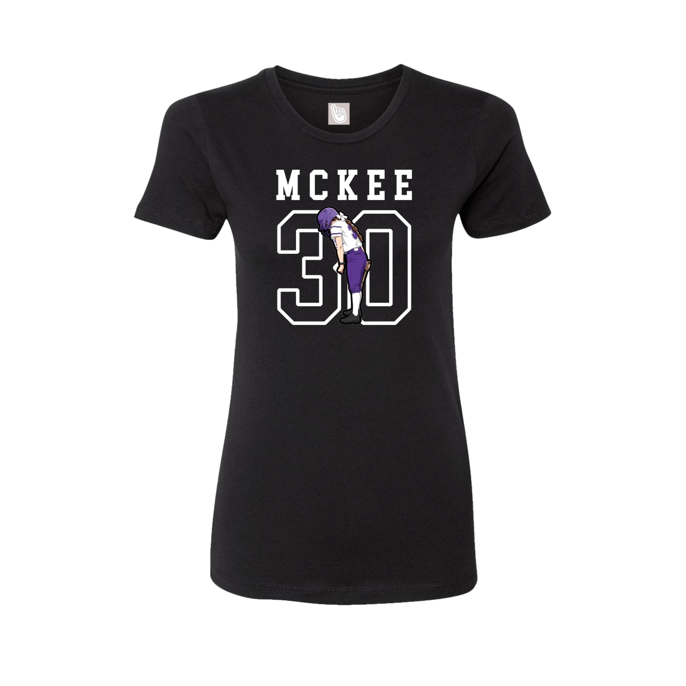 Fitted Women's Tee — Shirsey in Black