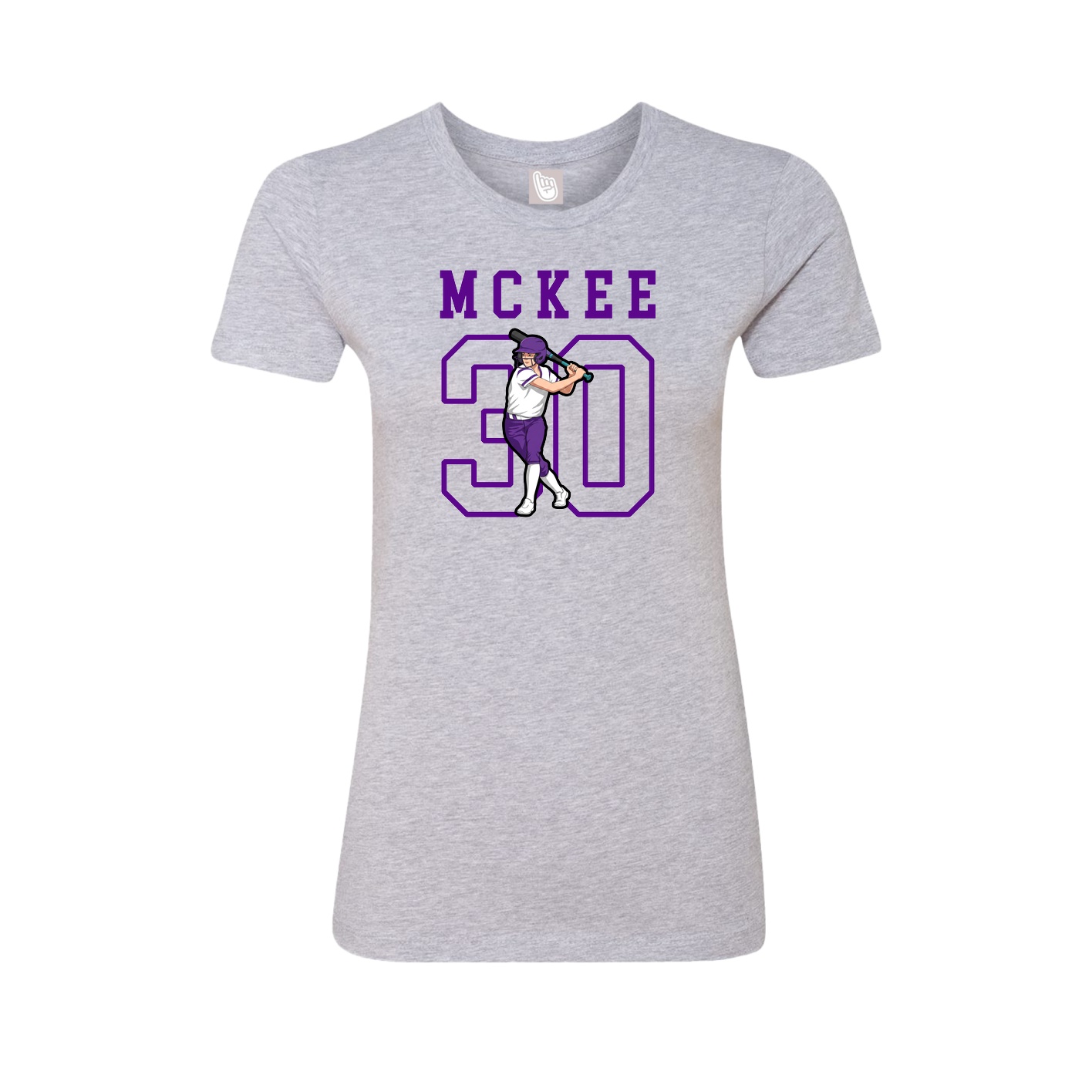 Fitted Women's Tee — Shirsey in Grey