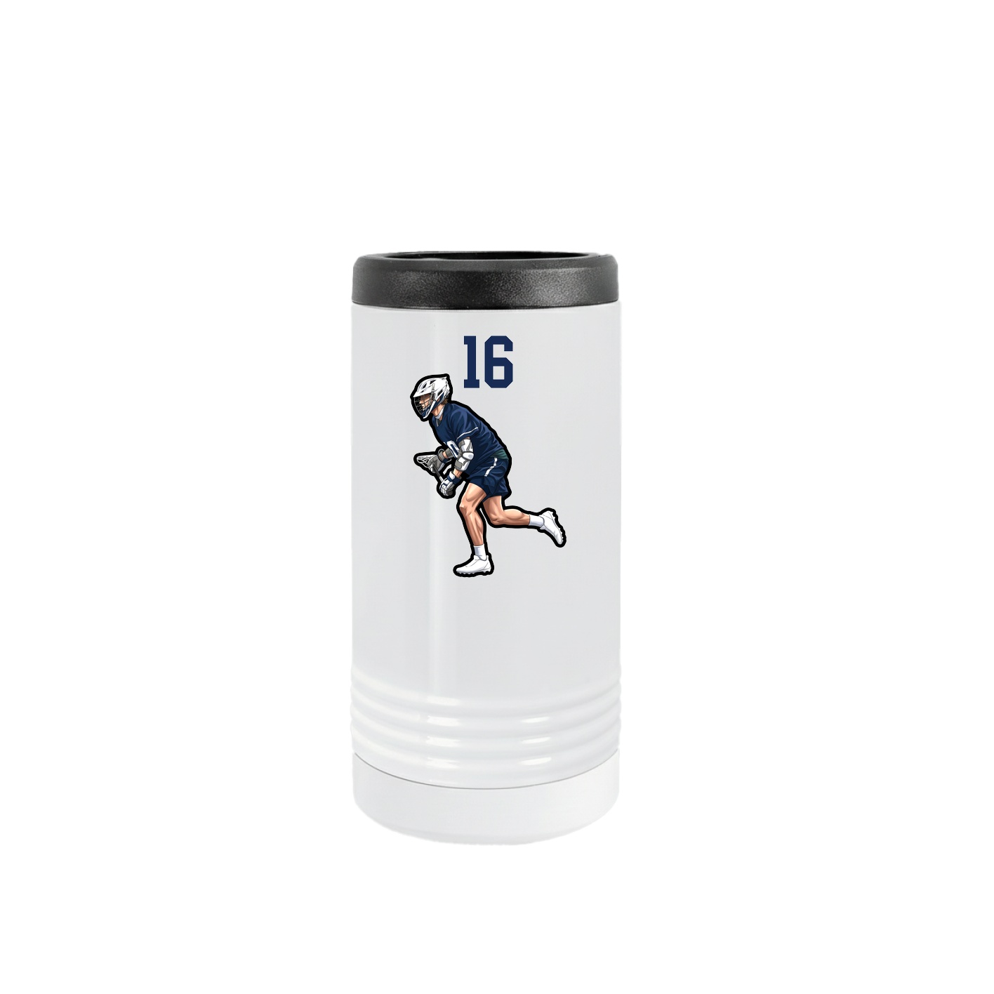 Slim Beverage Holder — Number Top in White