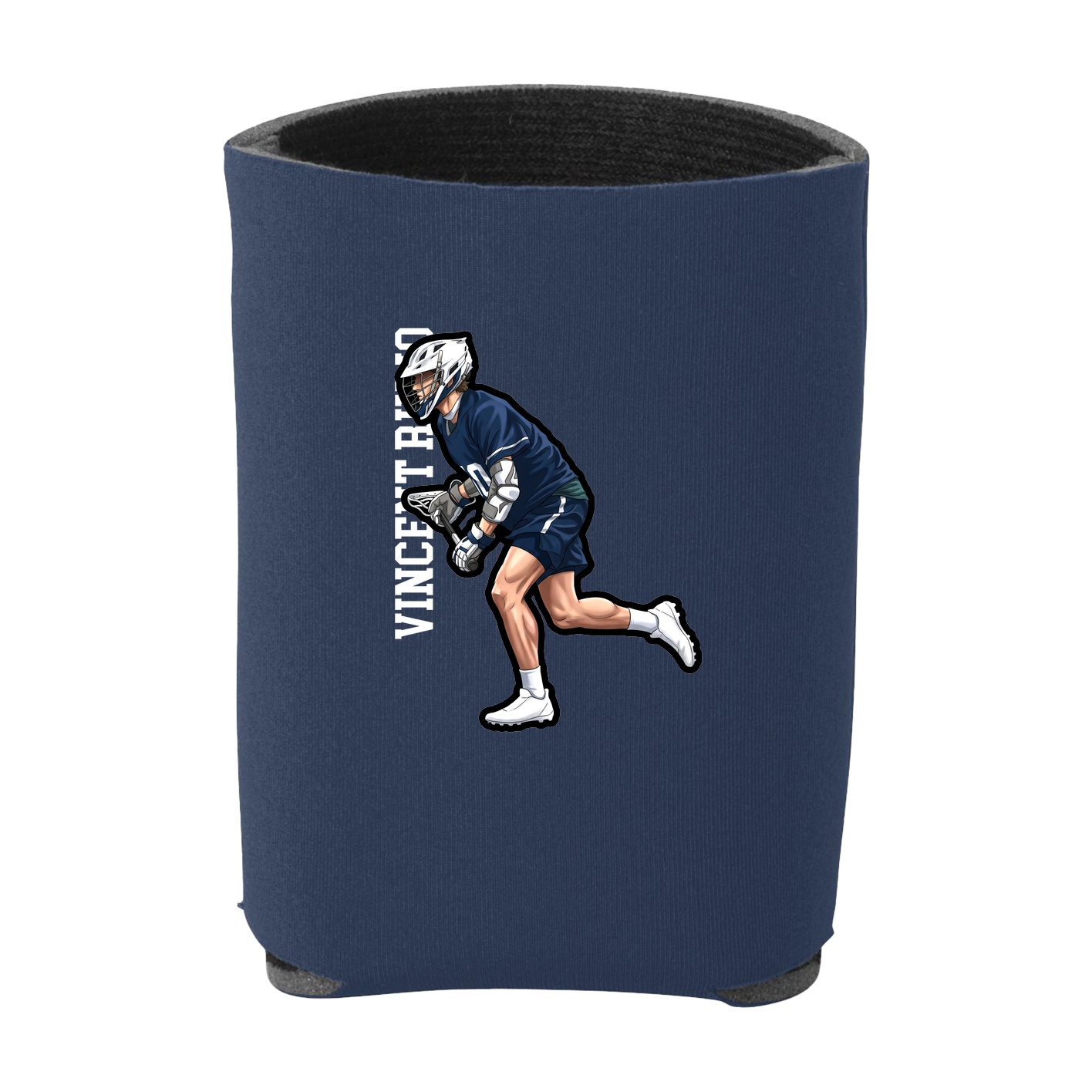 Can Holder — Name Vertical in Navy