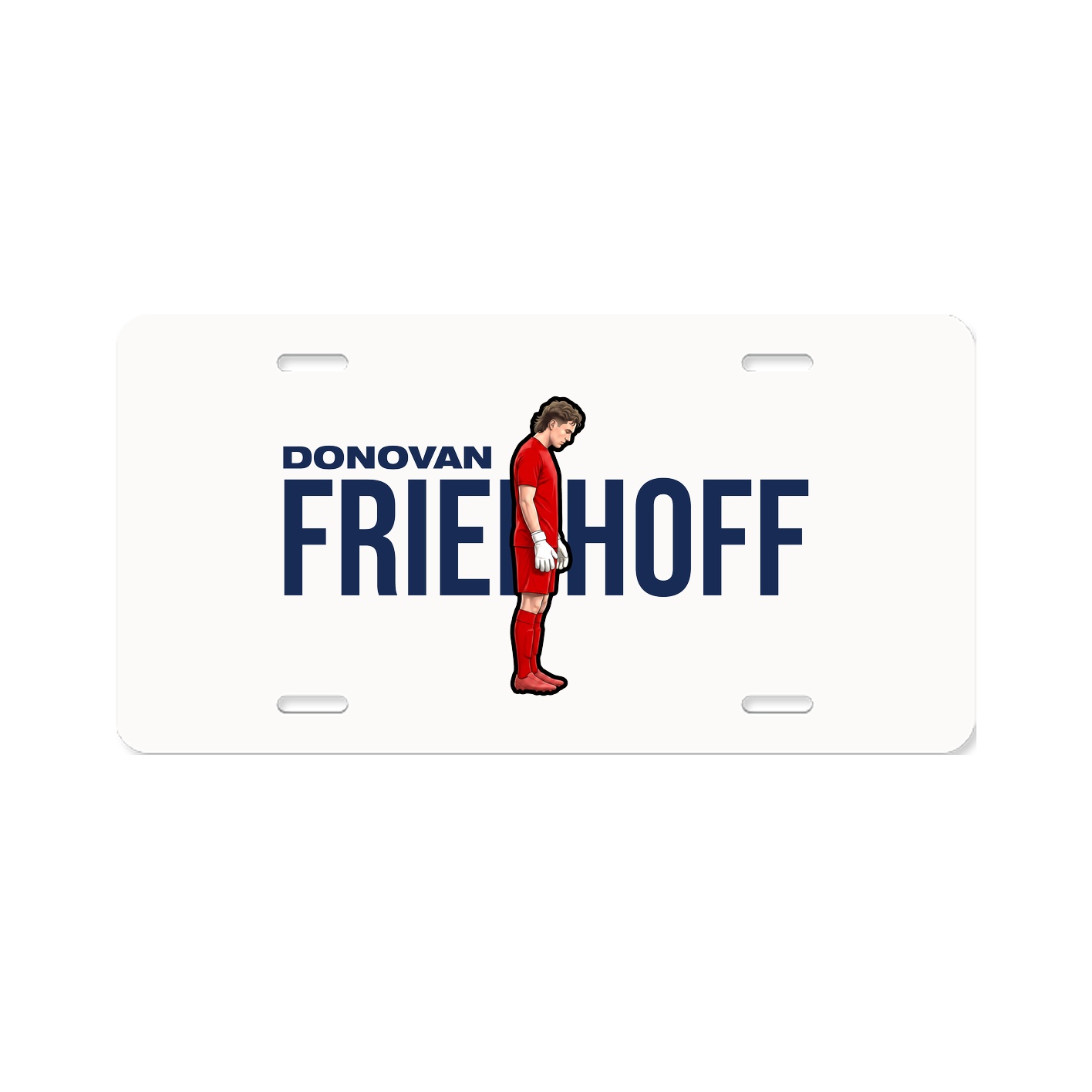 License Plate — Player Name in Classic