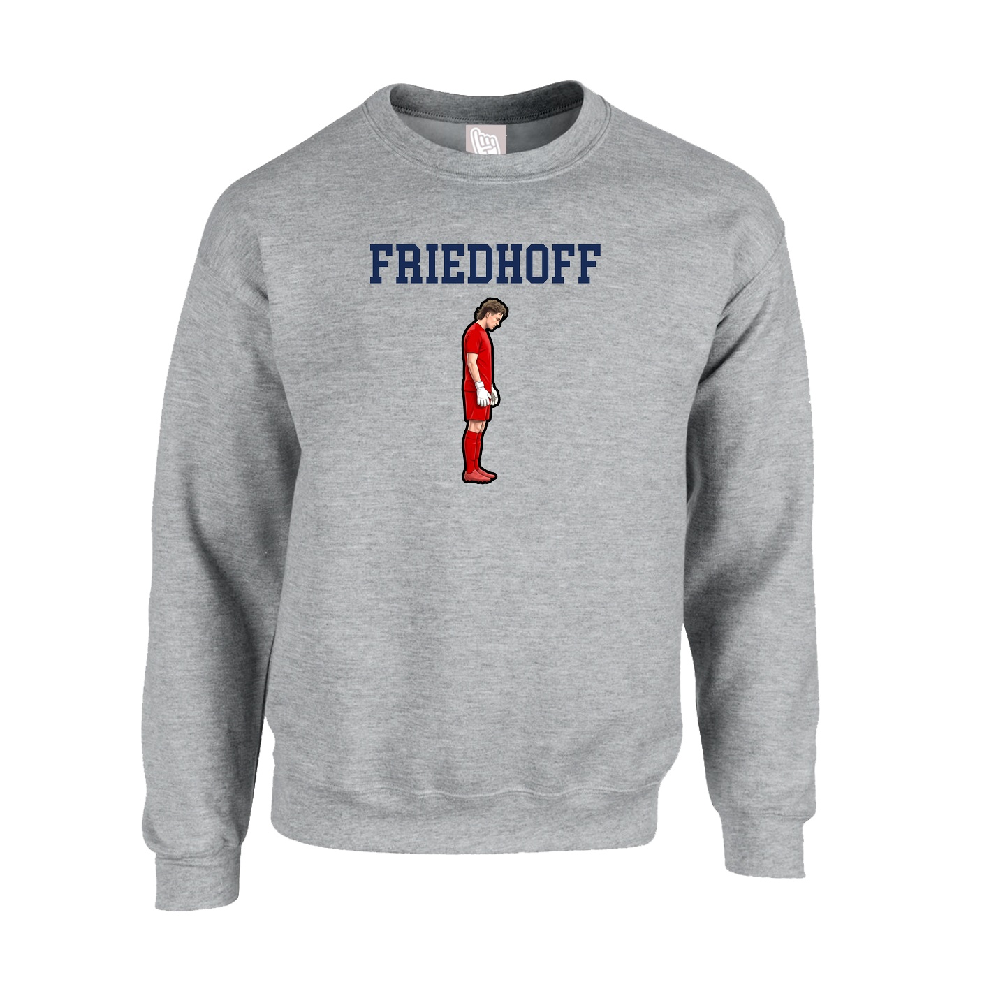 Fleece Crew — Shirsey in Grey