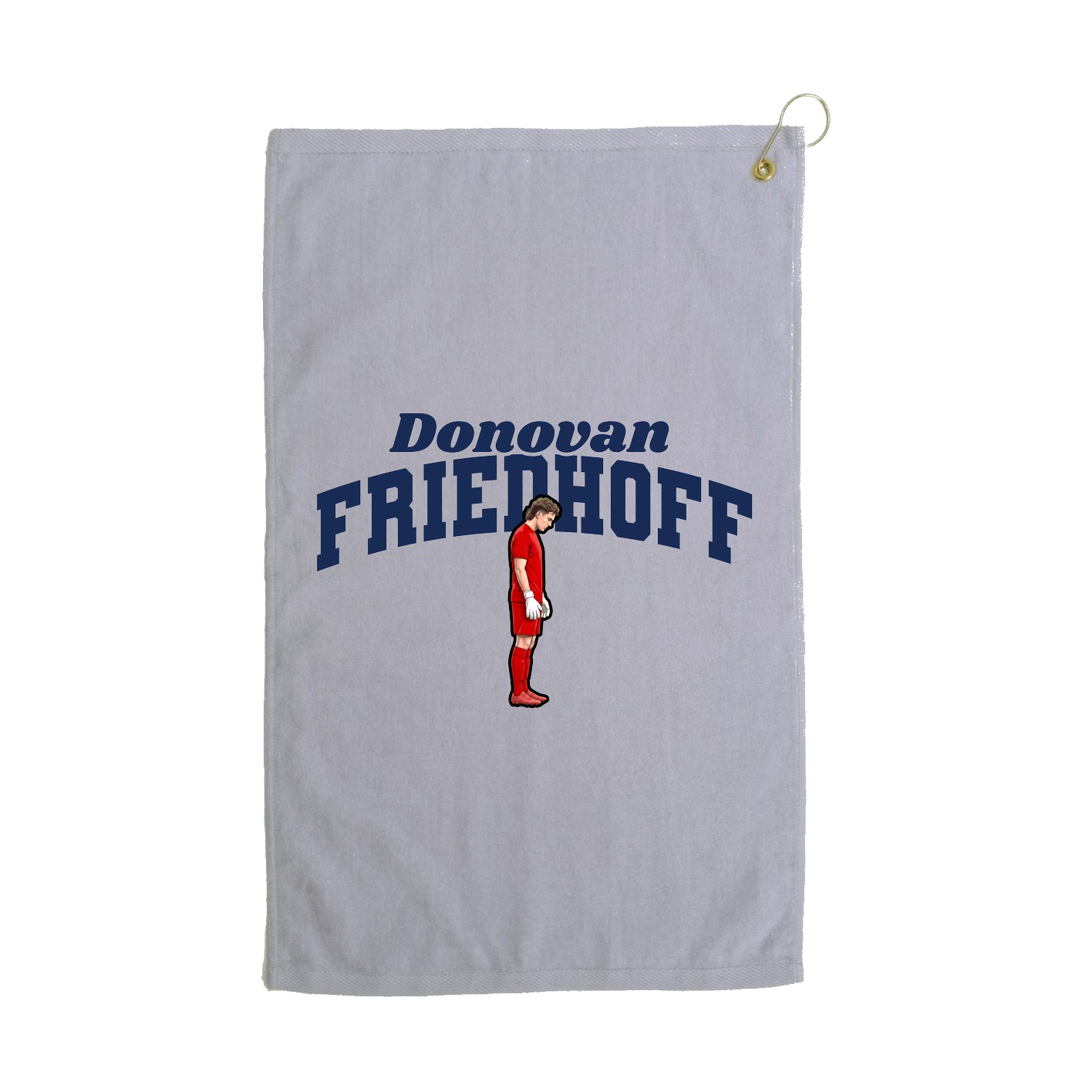 Golf Towel — Signature Arch in Grey