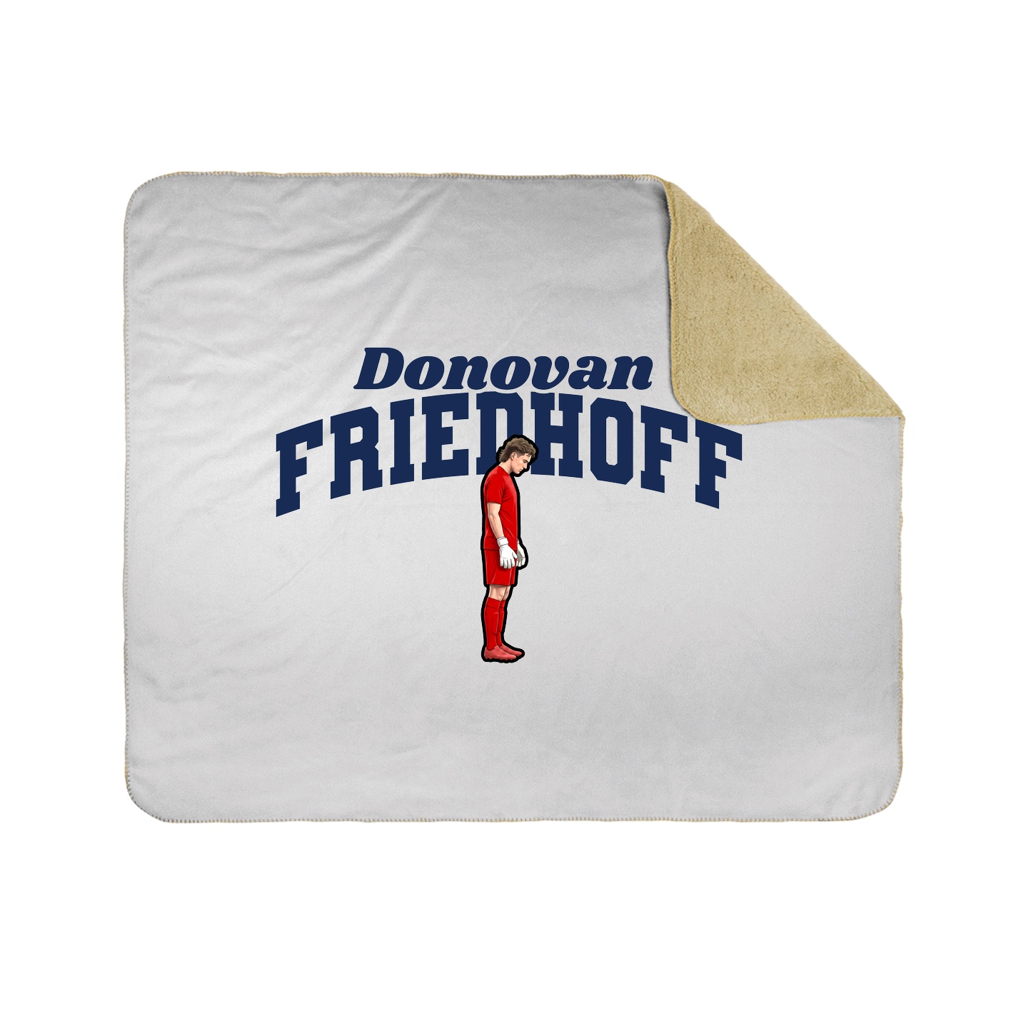 Throw Blanket — Signature Arch in White