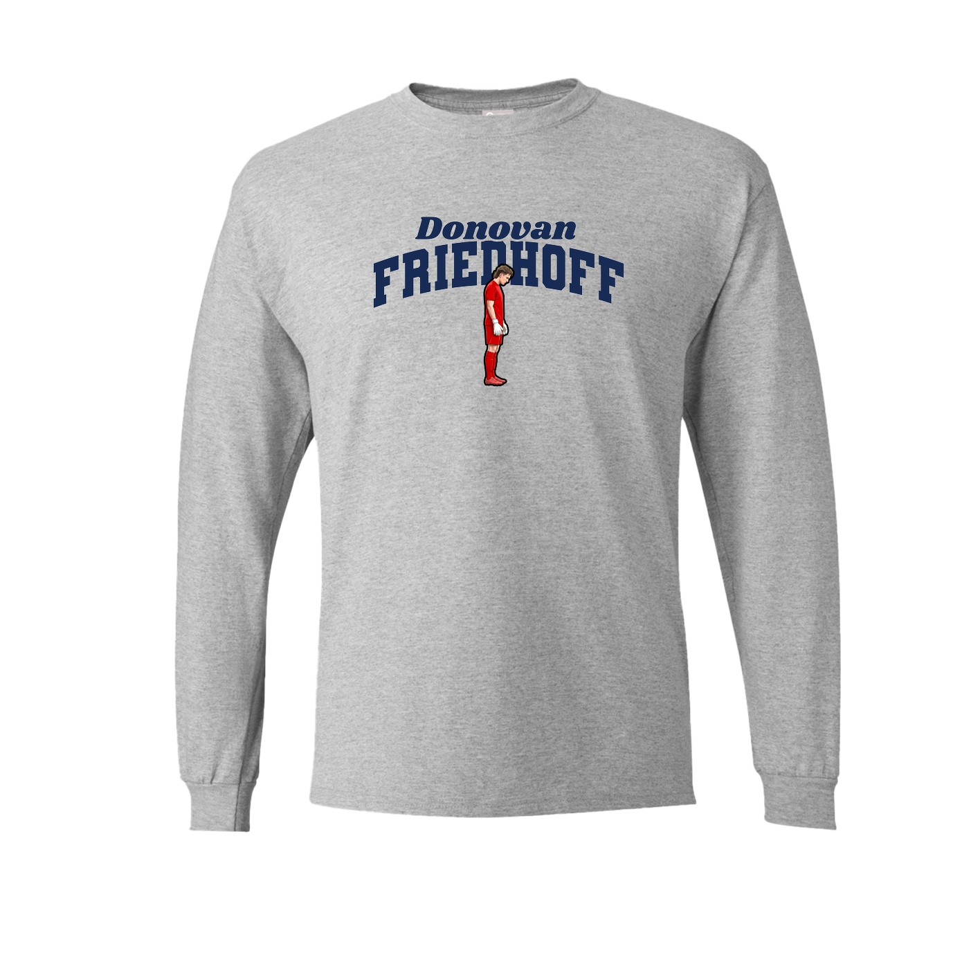 Long Sleeve Tee — Signature Arch in Grey