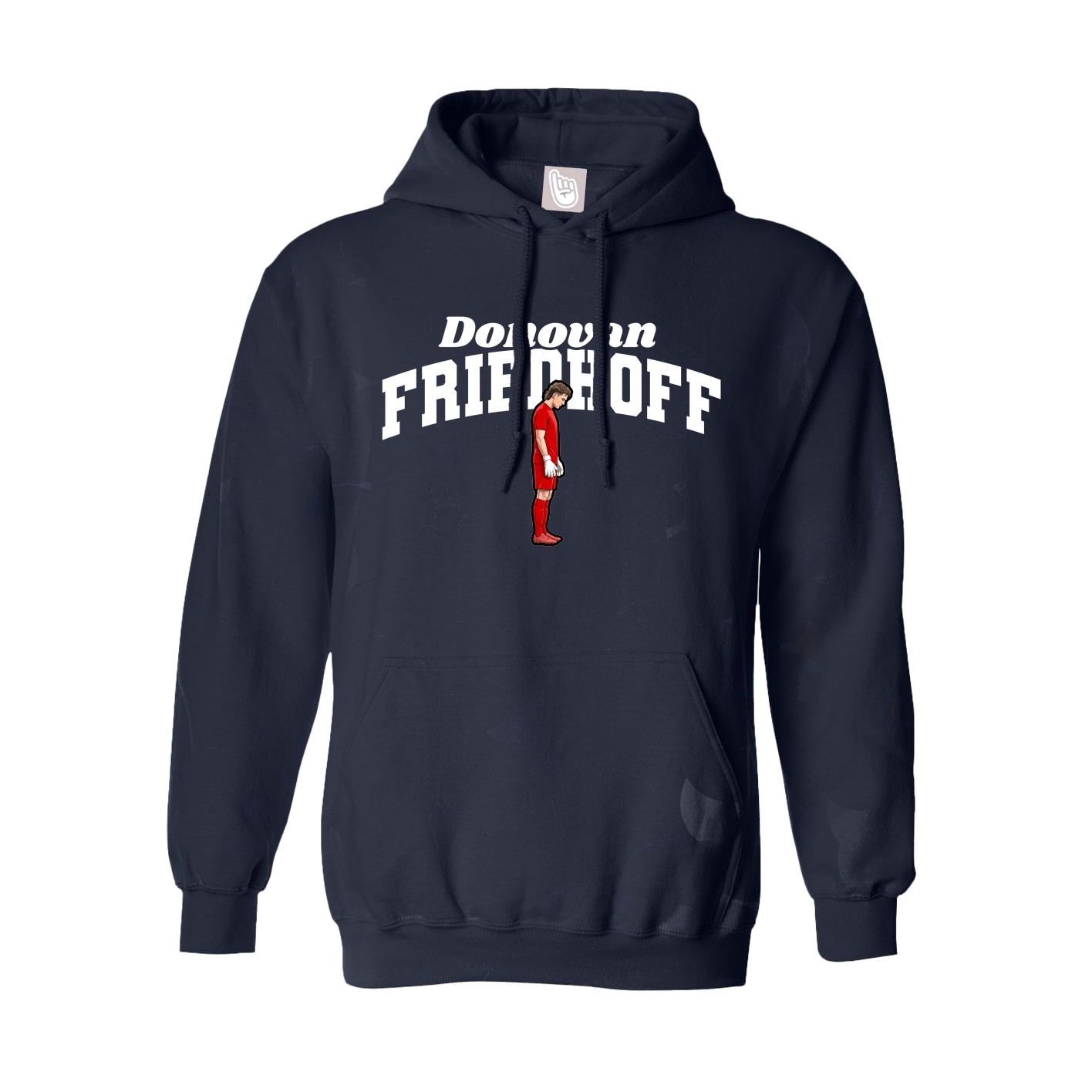 Youth Hoodie — Signature Arch in Navy