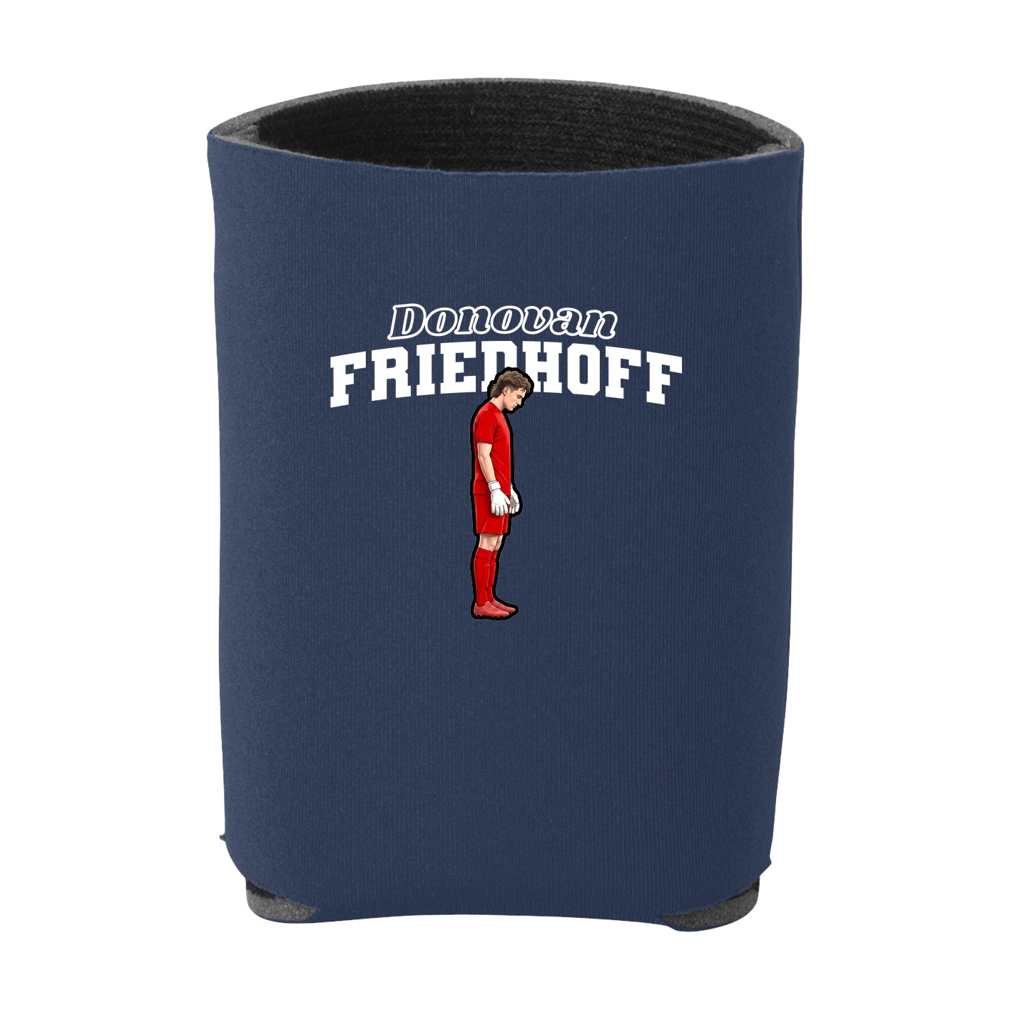 Can Holder — Name Arch in Navy