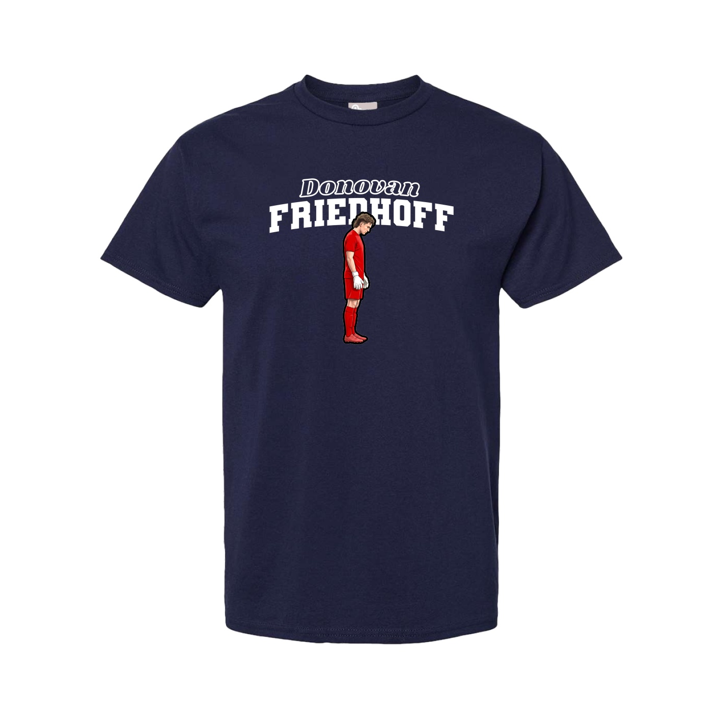 Youth Tee — Name Arch in Navy