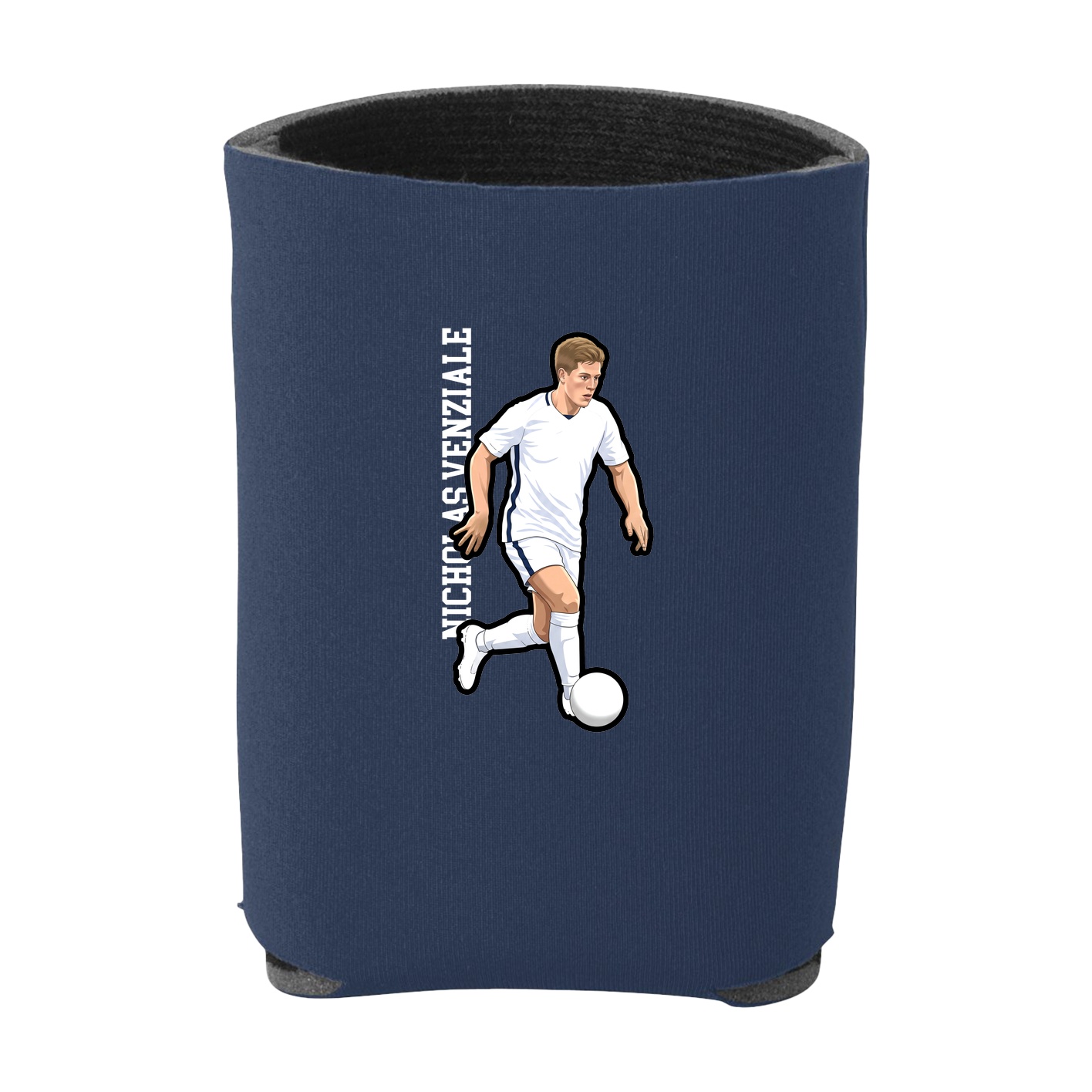 Can Holder — Name Vertical in Navy