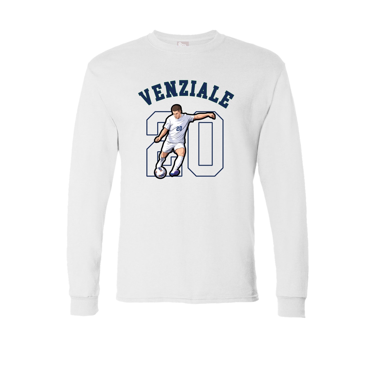 Long Sleeve Tee — Shirsey Arch in White