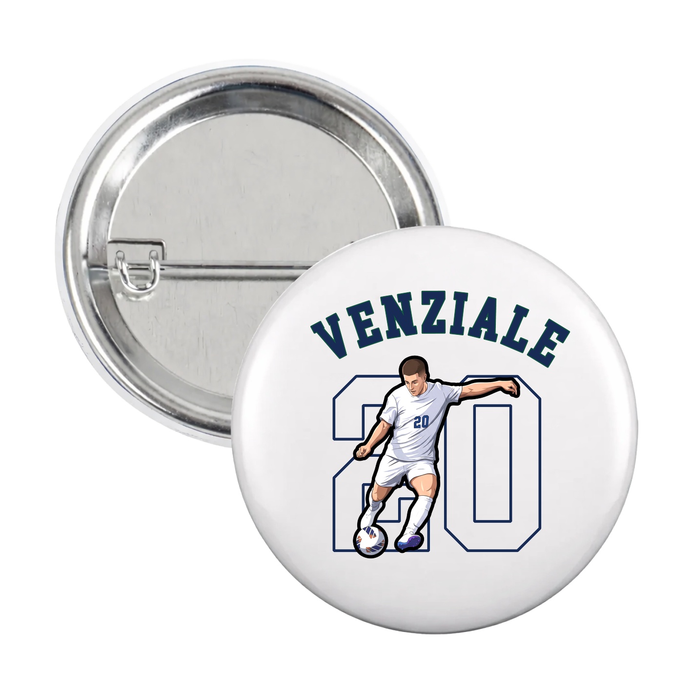 Game Day Button — Shirsey Arch in White