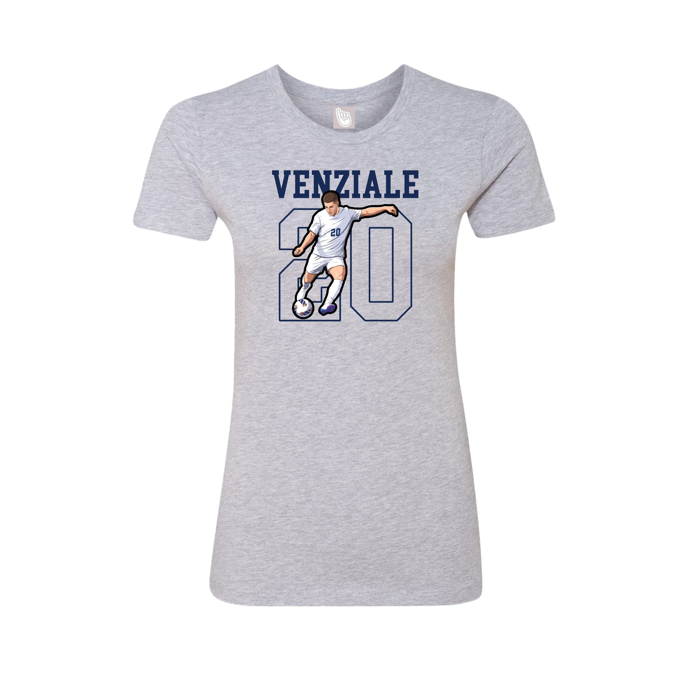 Fitted Women's Tee — Shirsey in Grey