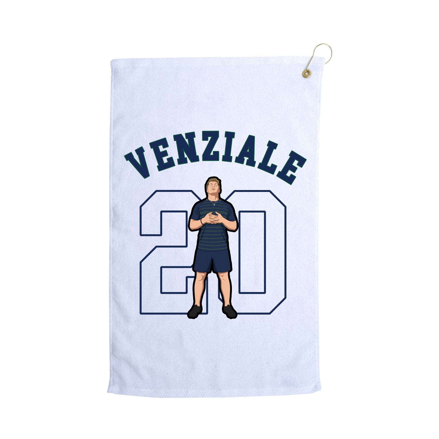 Golf Towel — Shirsey Arch in White