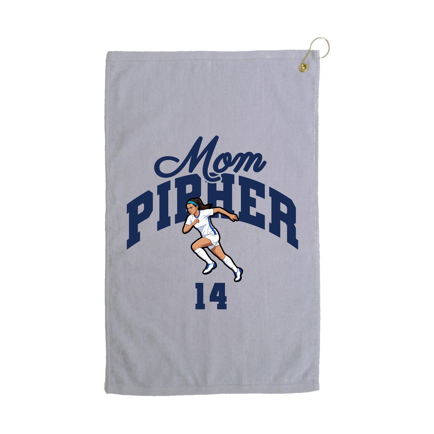 Golf Towel — Mothers Day Arch in Grey