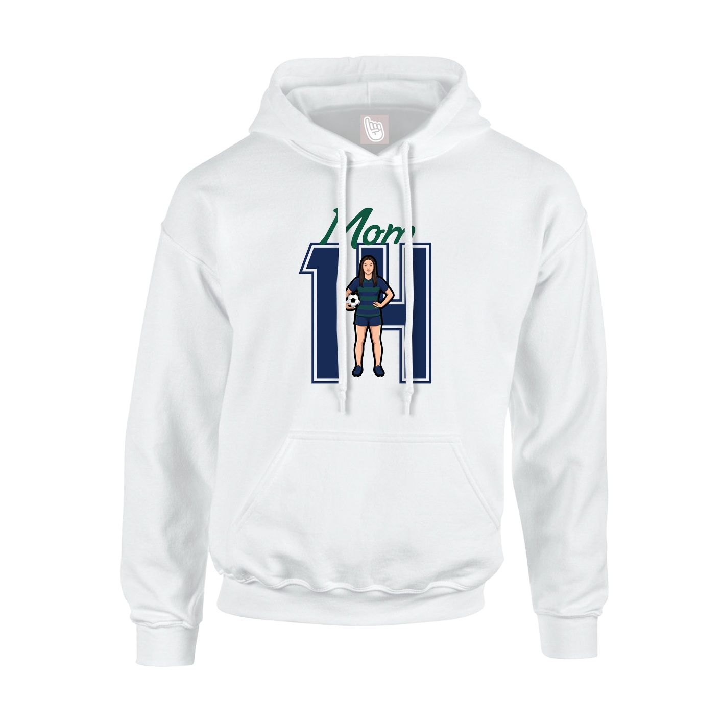 Youth Hoodie — Mothers Day Shirsey in White