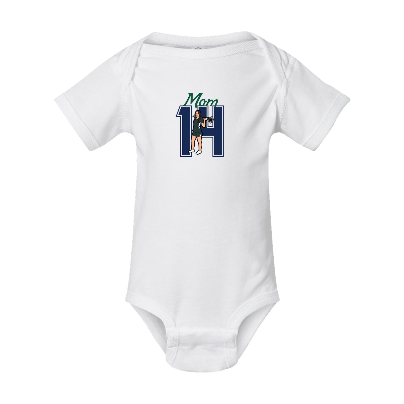 Baby Onesie — Mothers Day Shirsey in White
