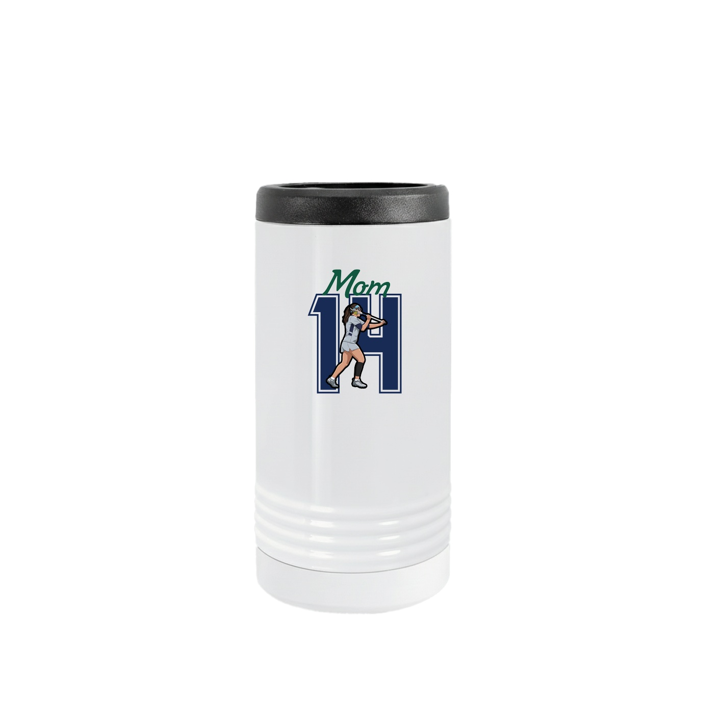 Slim Beverage Holder — Mothers Day Shirsey in White