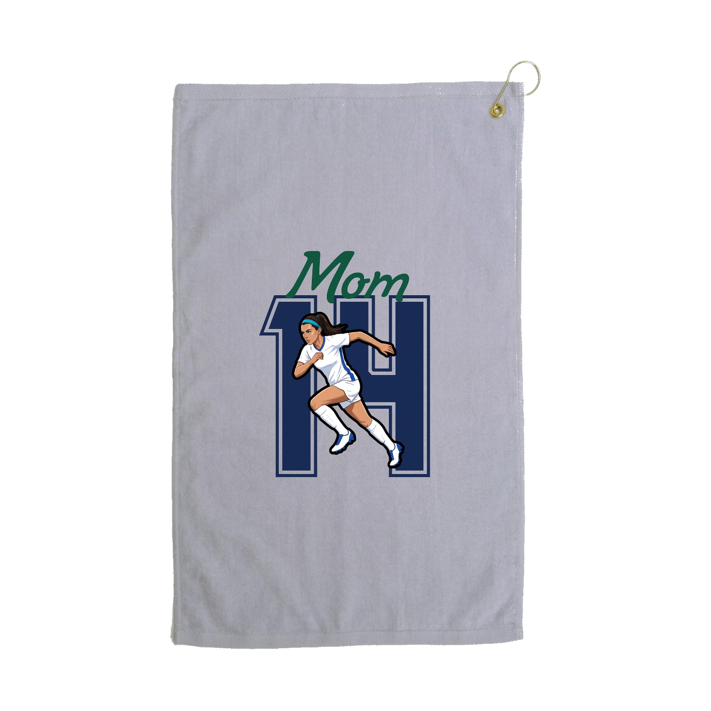 Golf Towel — Mothers Day Shirsey in Grey
