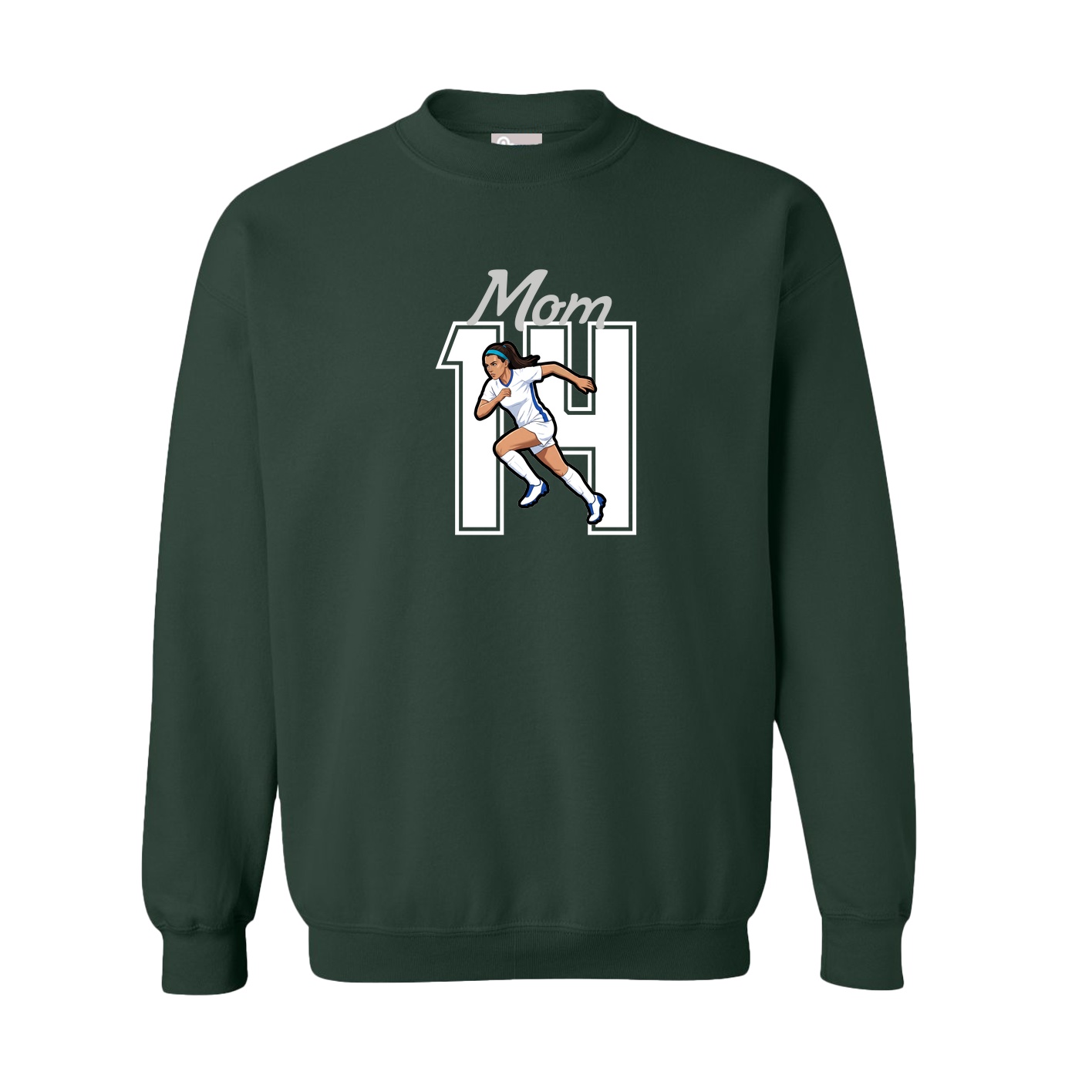 Fleece Crew — Mothers Day Shirsey in Green