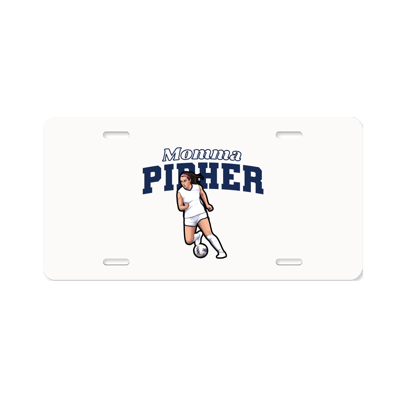 License Plate — Mothers Day Block in Classic