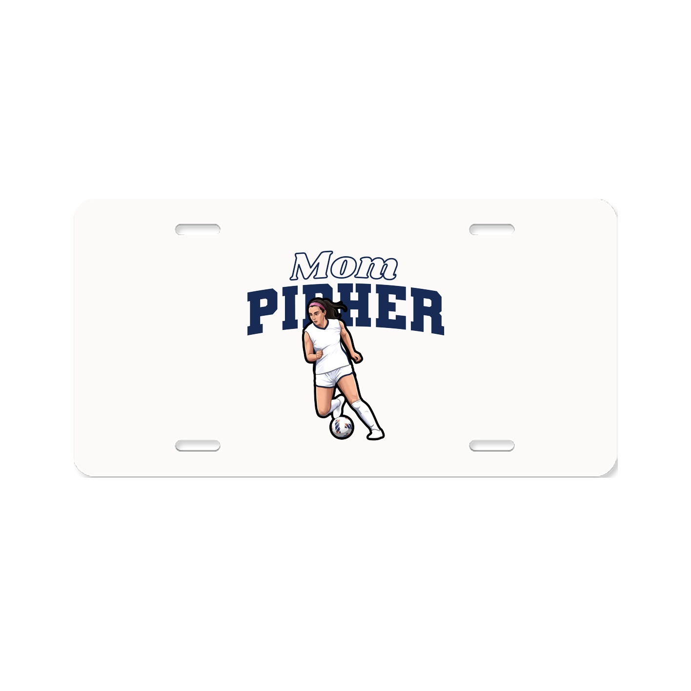 License Plate — Mothers Day Block in Classic